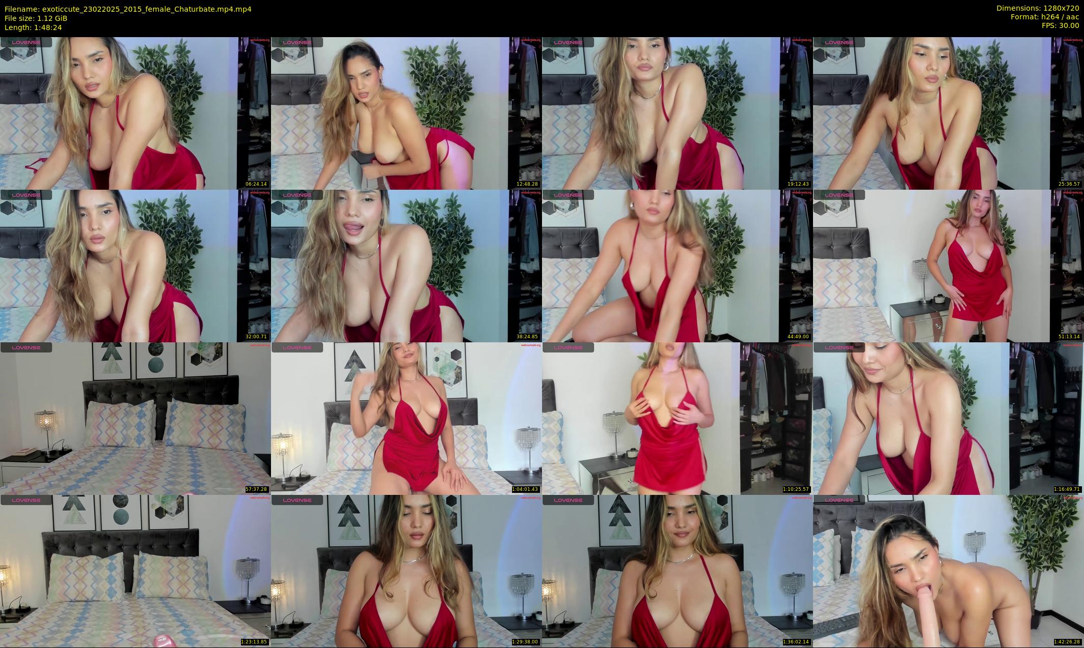 exoticcute — 109 minute Chaturbate female cam show recording, 720p, Feb 23, 2025