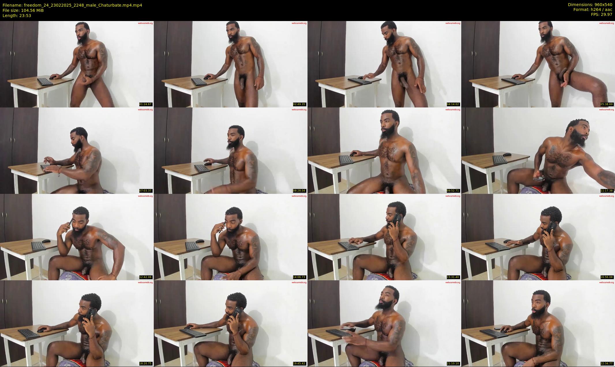 freedom_24 — 24 minute Chaturbate male cam show recording, 480p, Feb 23, 2025