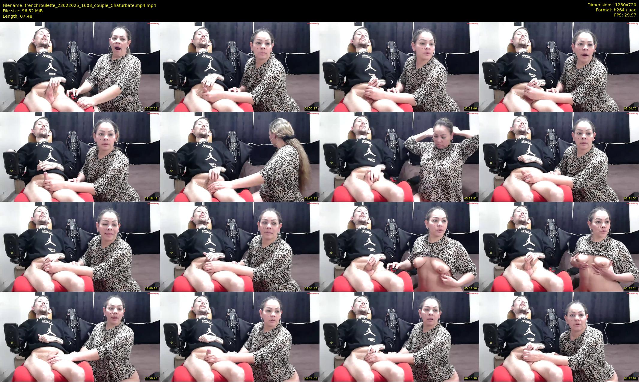 frenchroulette — 8 minute Chaturbate couple cam show recording, 720p, Feb 23, 2025