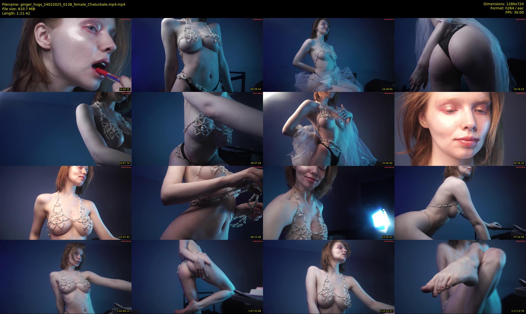 ginger_hugs — 82 minute Chaturbate female cam show recording, 720p, Feb 24, 2025