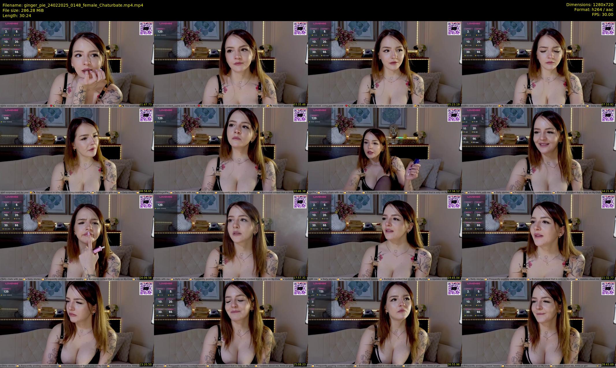 ginger_pie — 31 minute Chaturbate female cam show recording, 720p, Feb 24, 2025