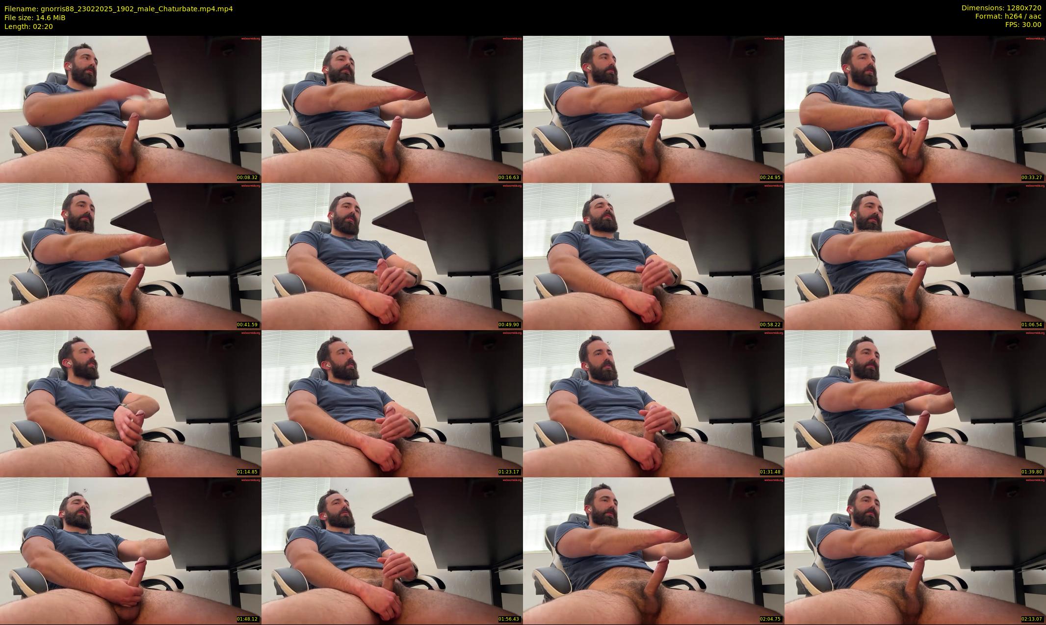 gnorris88 — 3 minute Chaturbate male cam show recording, 720p, Feb 23, 2025