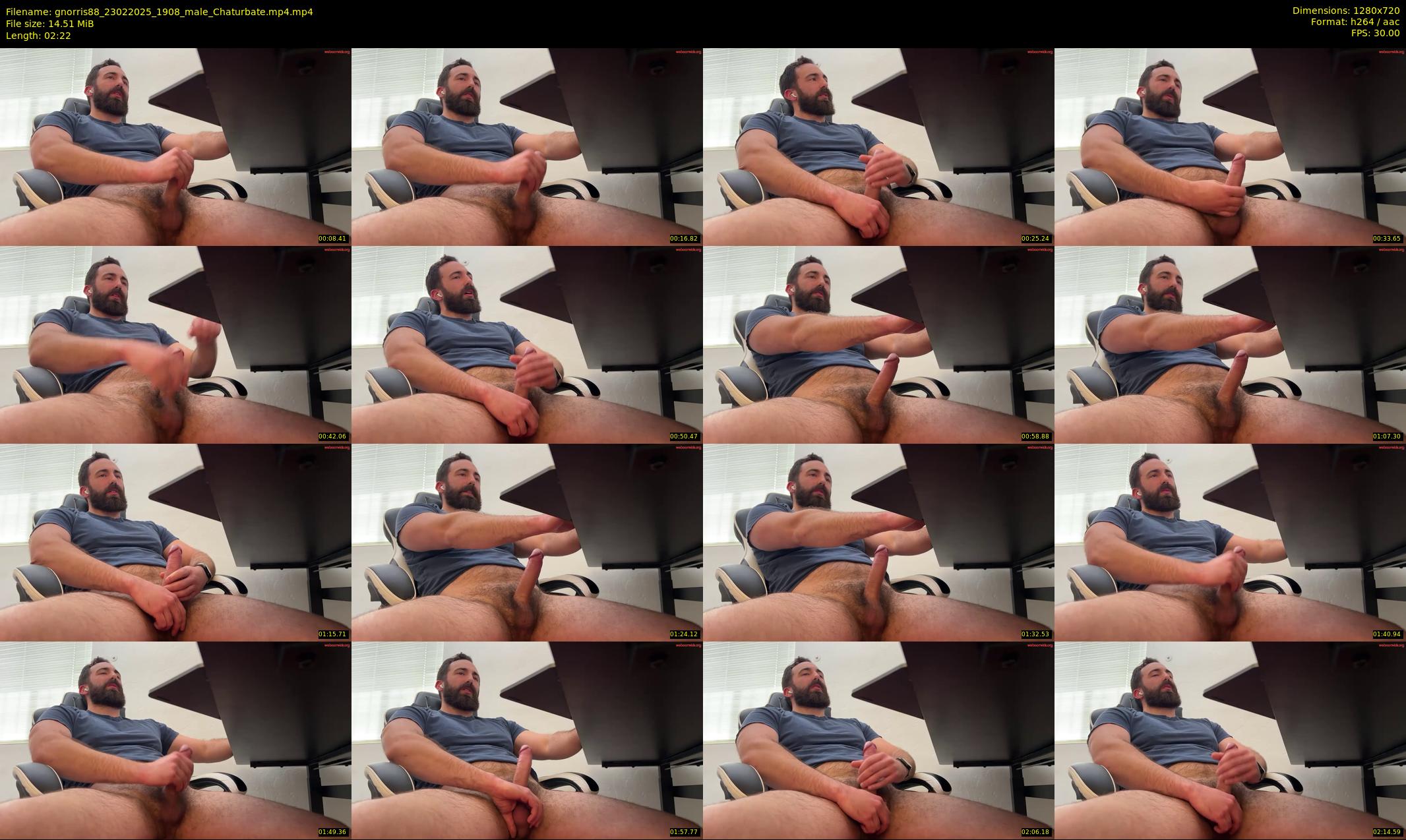 gnorris88 — 3 minute Chaturbate male cam show recording, 720p, Feb 23, 2025
