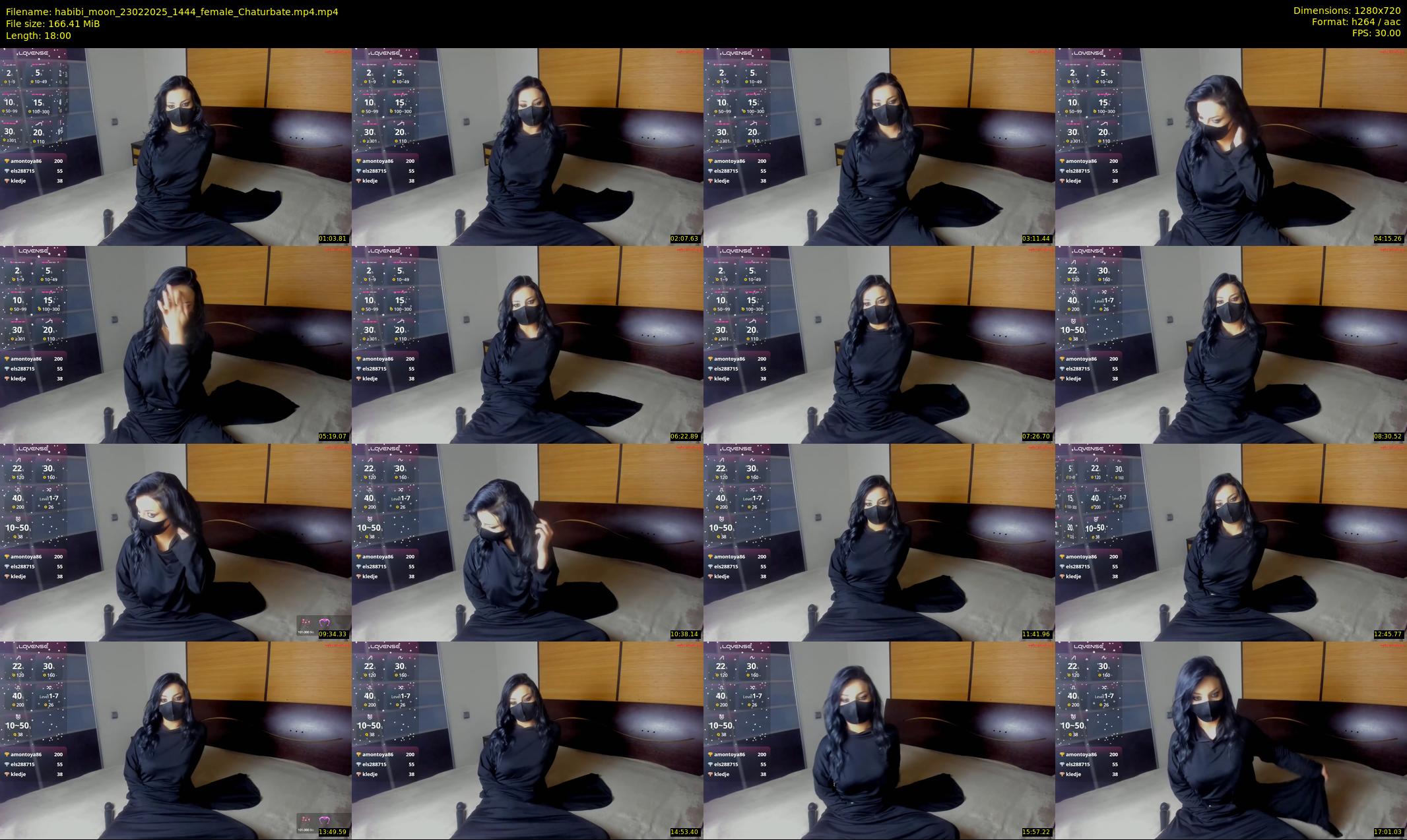 habibi_moon — 18 minute Chaturbate female cam show recording, 720p, Feb 23, 2025