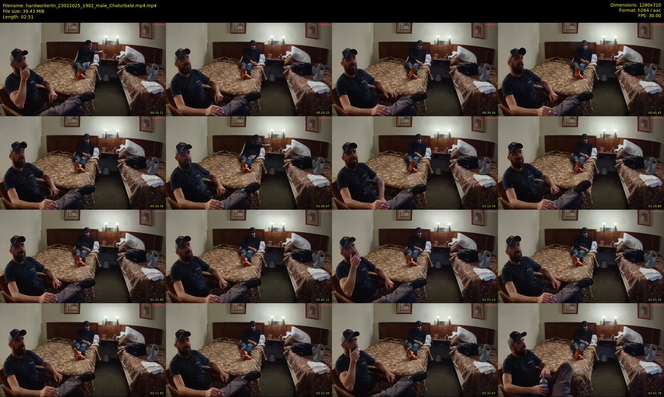 hardworkertn — 3 minute Chaturbate male cam show recording, 720p, Feb 23, 2025