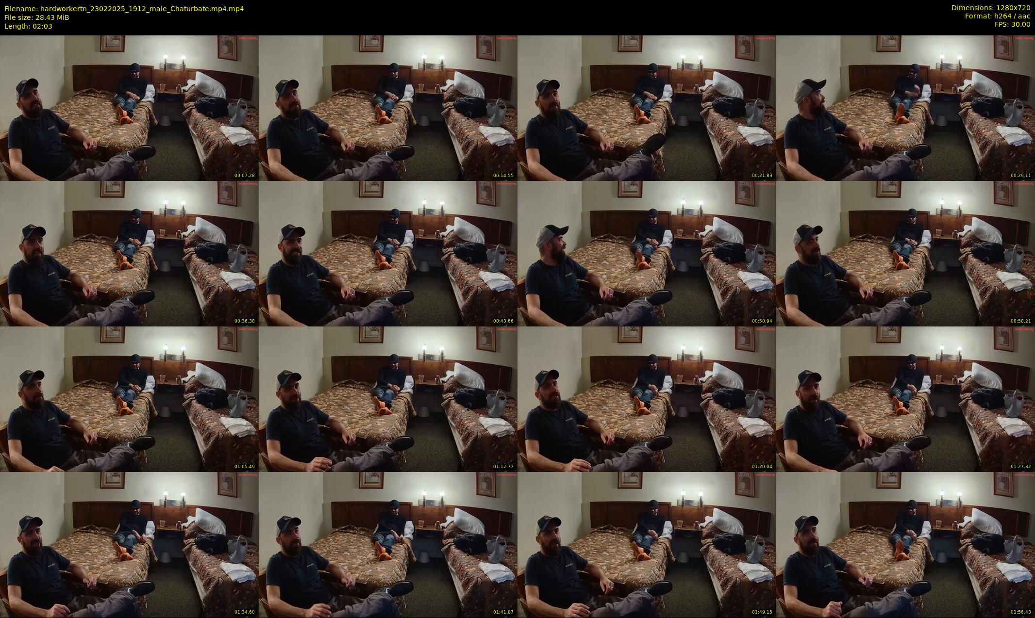 hardworkertn — 3 minute Chaturbate male cam show recording, 720p, Feb 23, 2025
