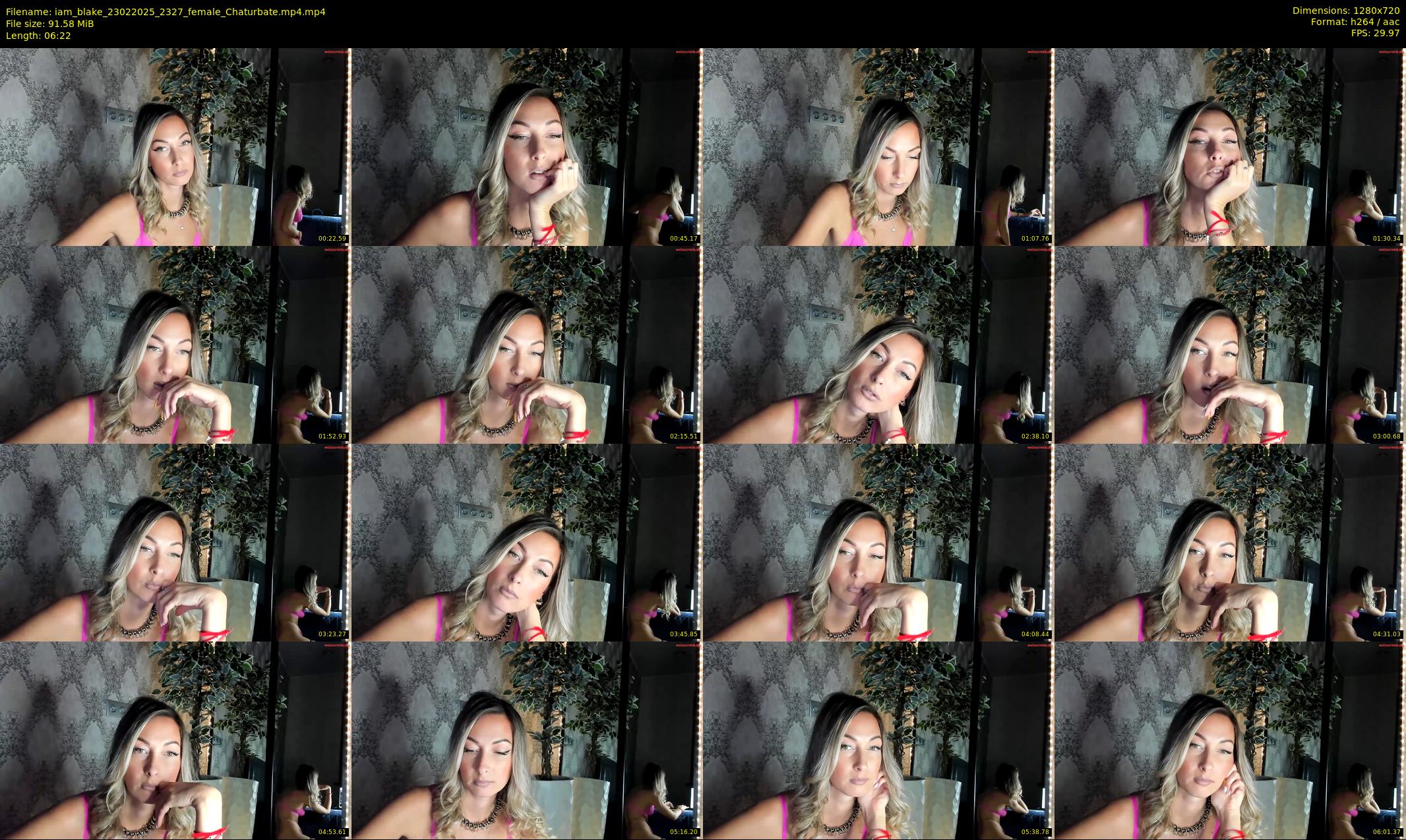 iam_blake — 7 minute Chaturbate female cam show recording, 720p, Feb 23, 2025