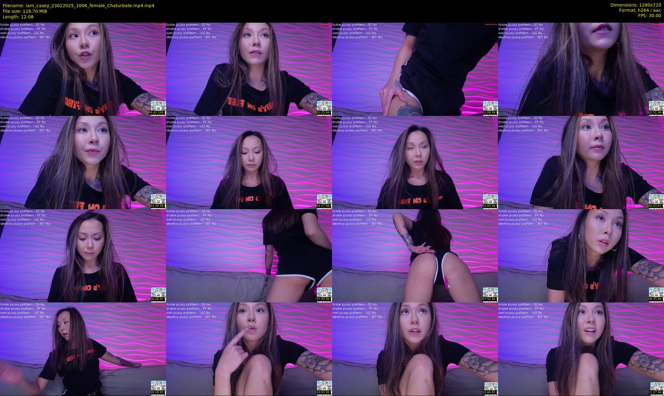 iam_casey — 13 minute Chaturbate female cam show recording, 720p, Feb 23, 2025