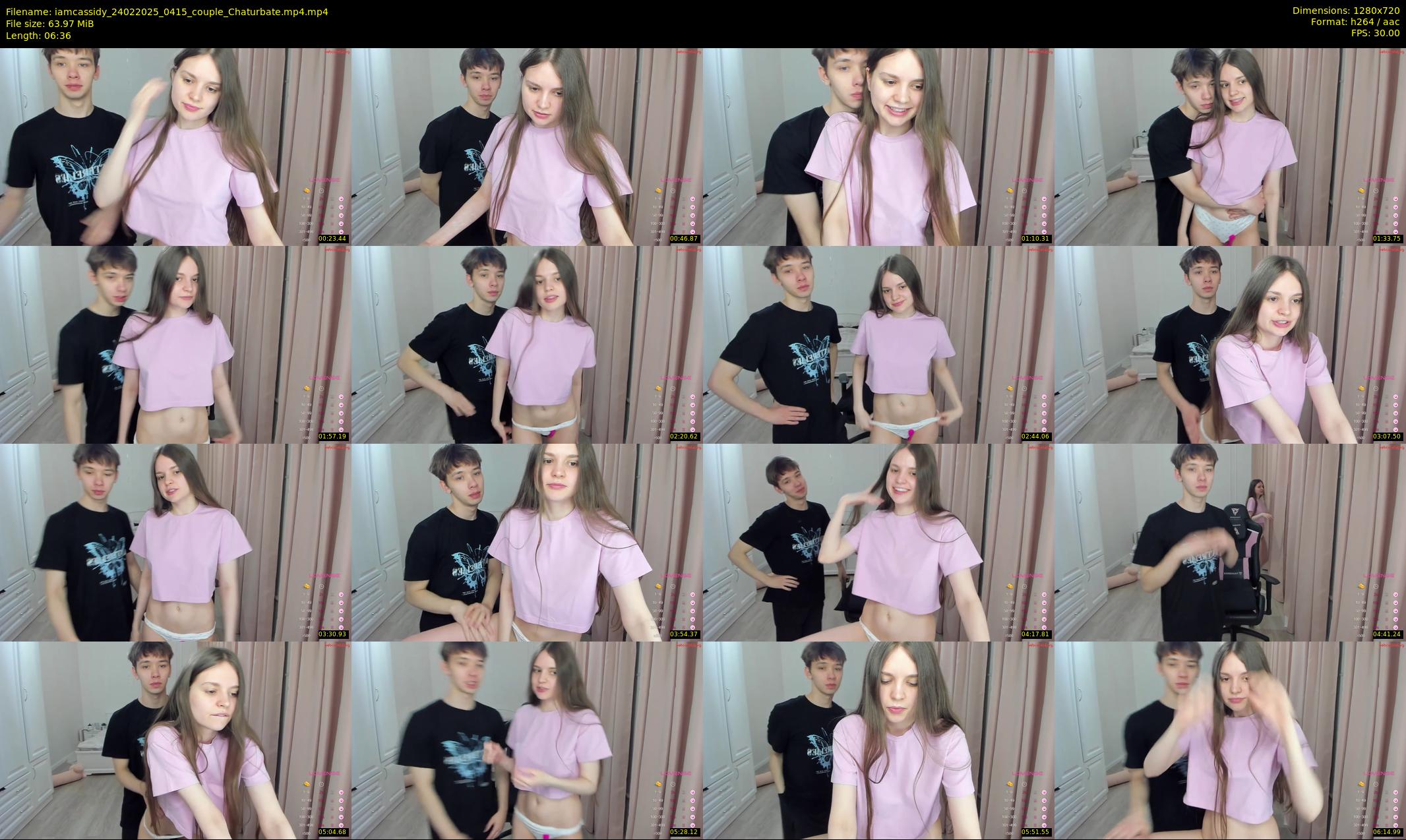 iamcassidy — 7 minute Chaturbate female cam show recording, 720p, Feb 24, 2025