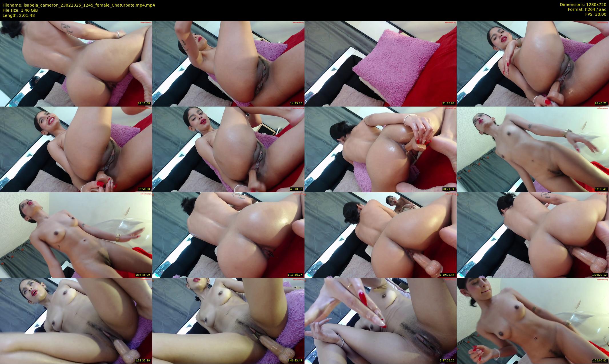 isabela_cameron — 122 minute Chaturbate female cam show recording, 720p, Feb 23, 2025