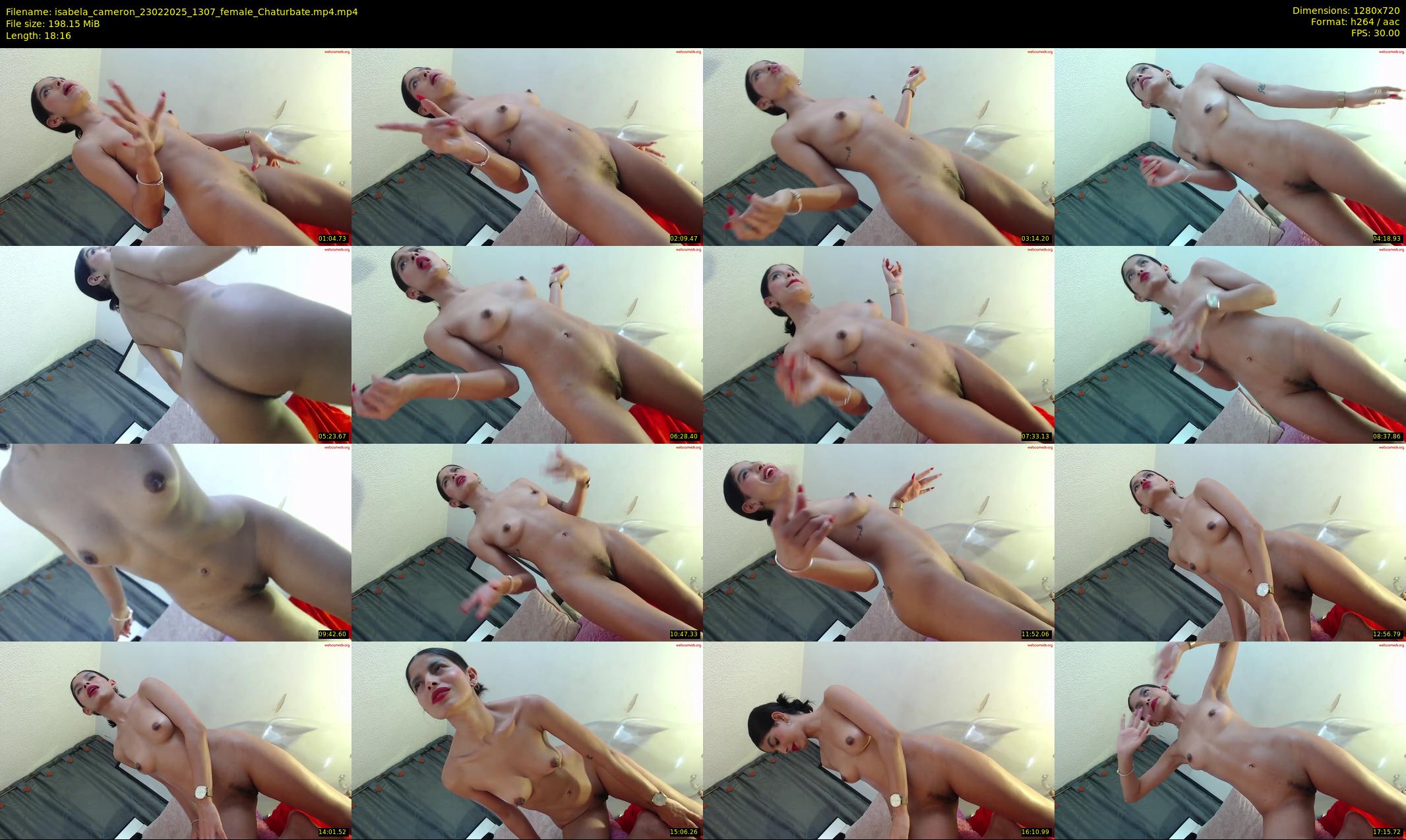 isabela_cameron — 19 minute Chaturbate female cam show recording, 720p, Feb 23, 2025