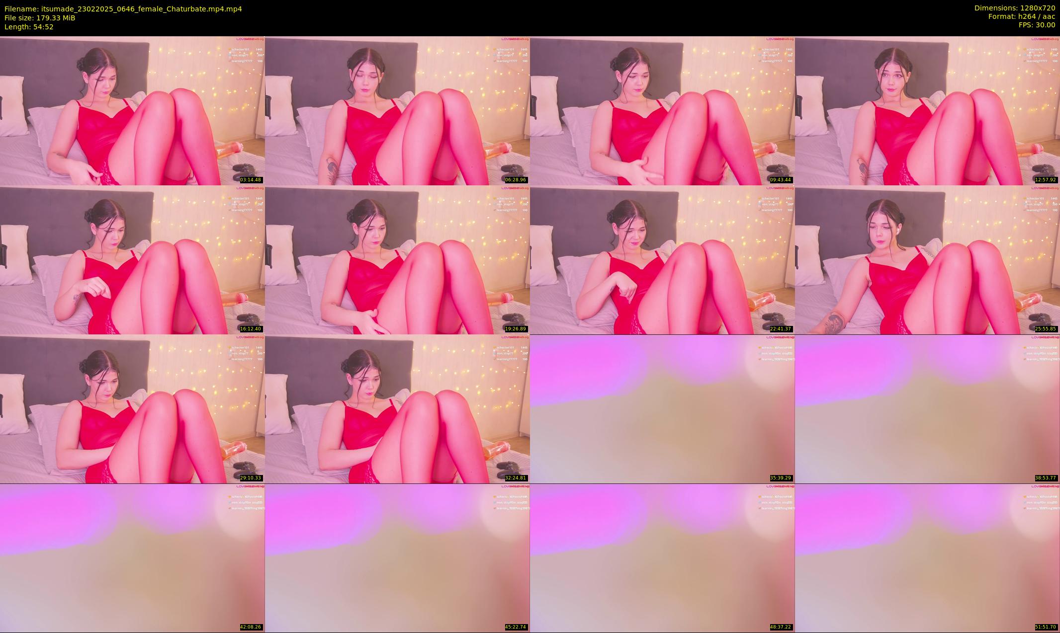 itsumade — 55 minute Chaturbate female cam show recording, 720p, Feb 23, 2025