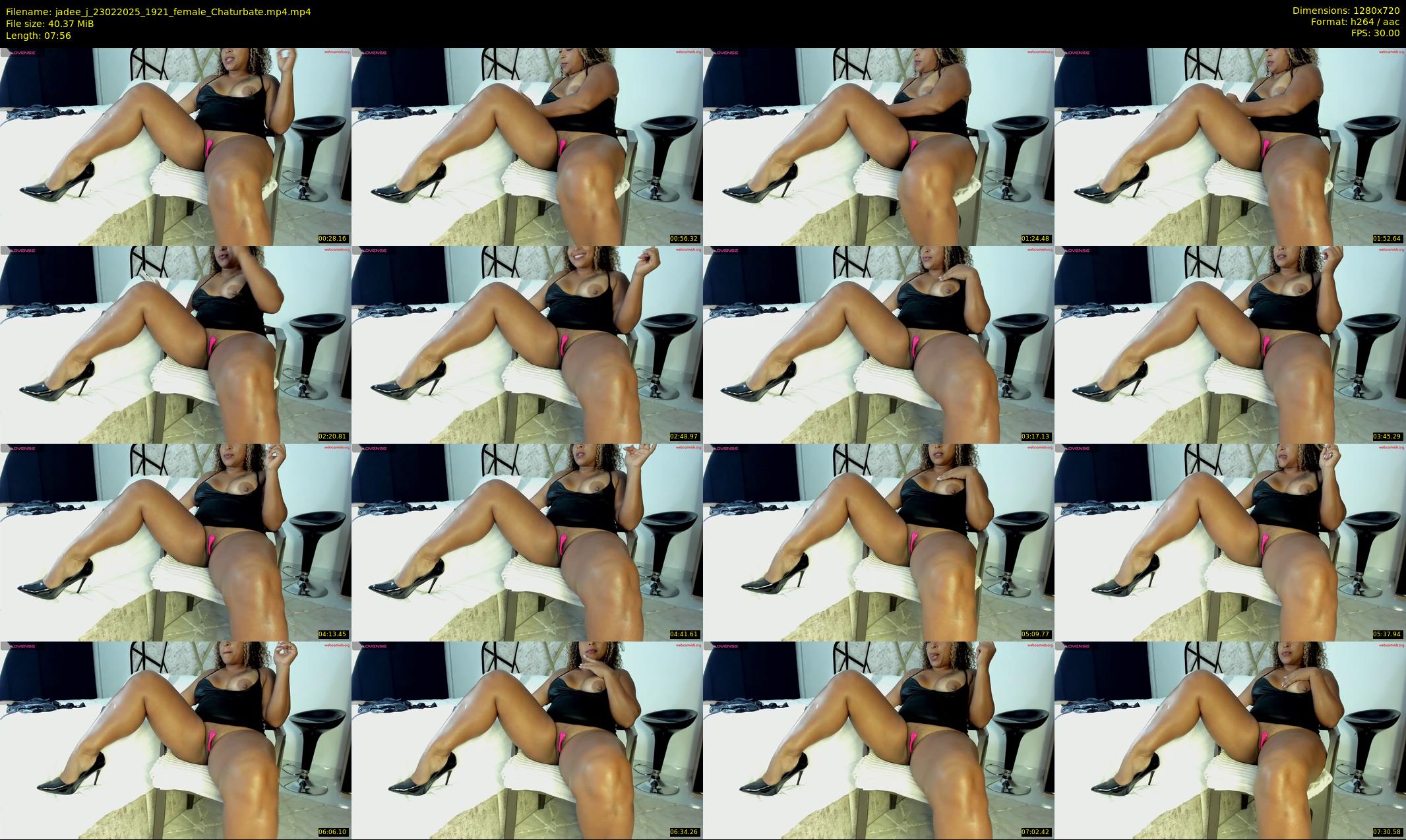 jadee_j — 8 minute Chaturbate female cam show recording, 720p, Feb 23, 2025