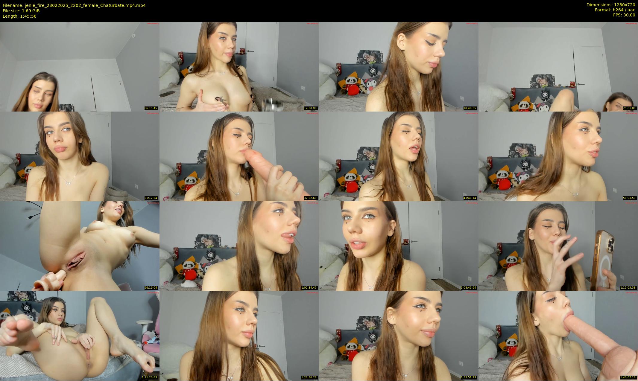 jenie_fire — 106 minute Chaturbate female cam show recording, 720p, Feb 23, 2025