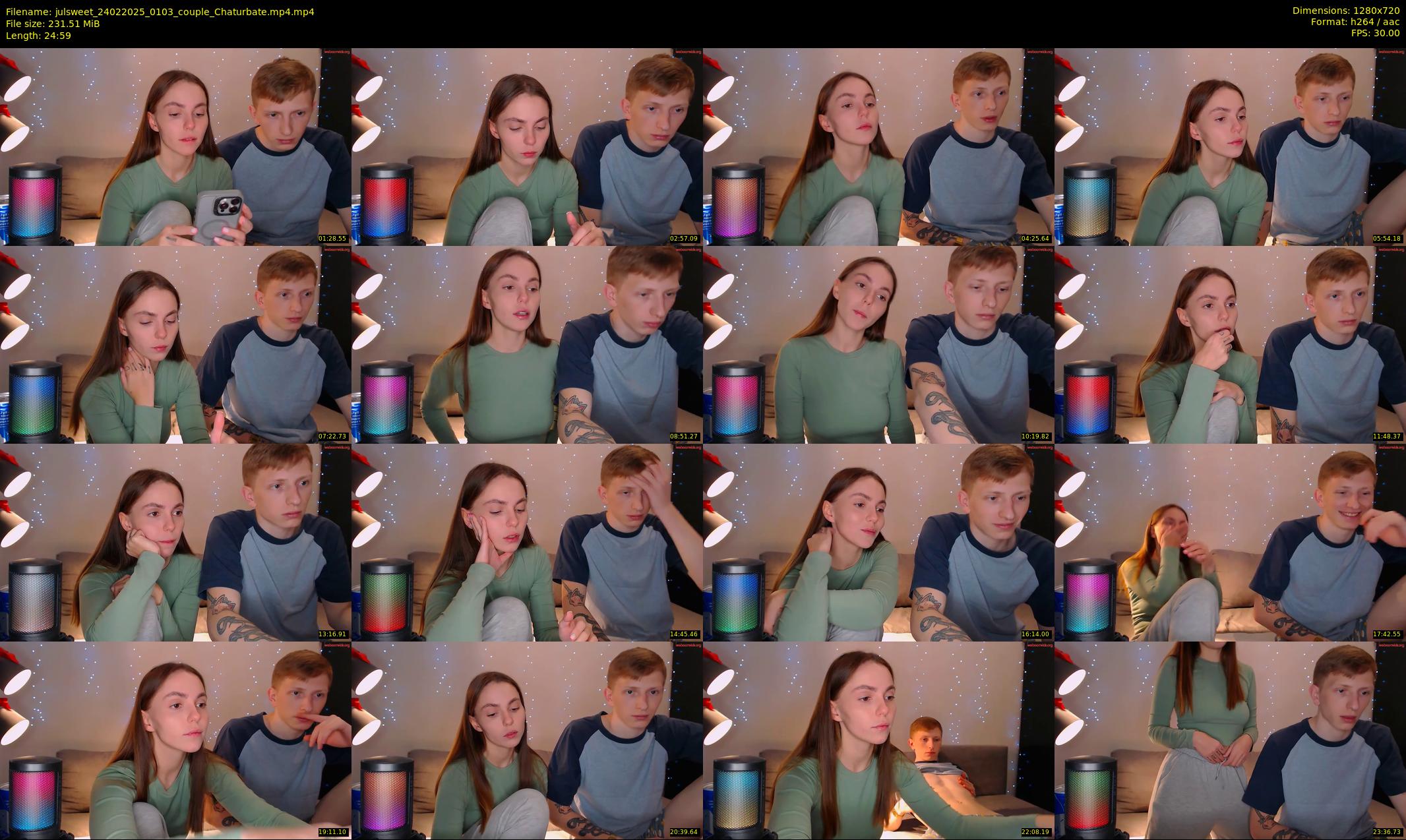 julsweet — 25 minute Chaturbate male cam show recording, 720p, Feb 24, 2025