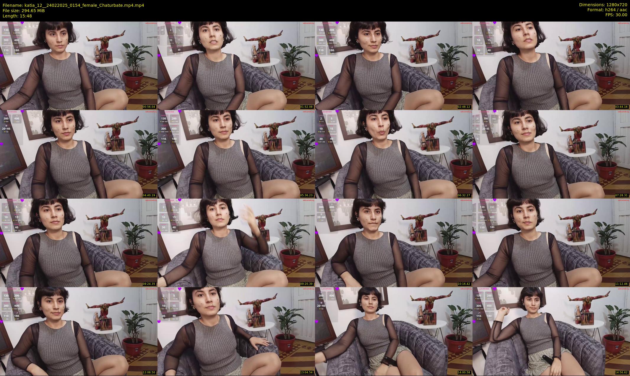 katia_12_ — 16 minute Chaturbate female cam show recording, 720p, Feb 24, 2025