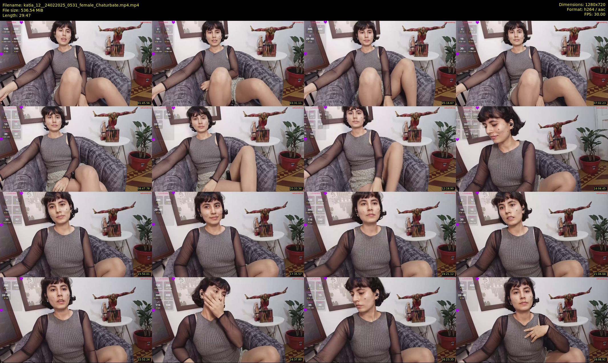 katia_12_ — 30 minute Chaturbate female cam show recording, 720p, Feb 24, 2025
