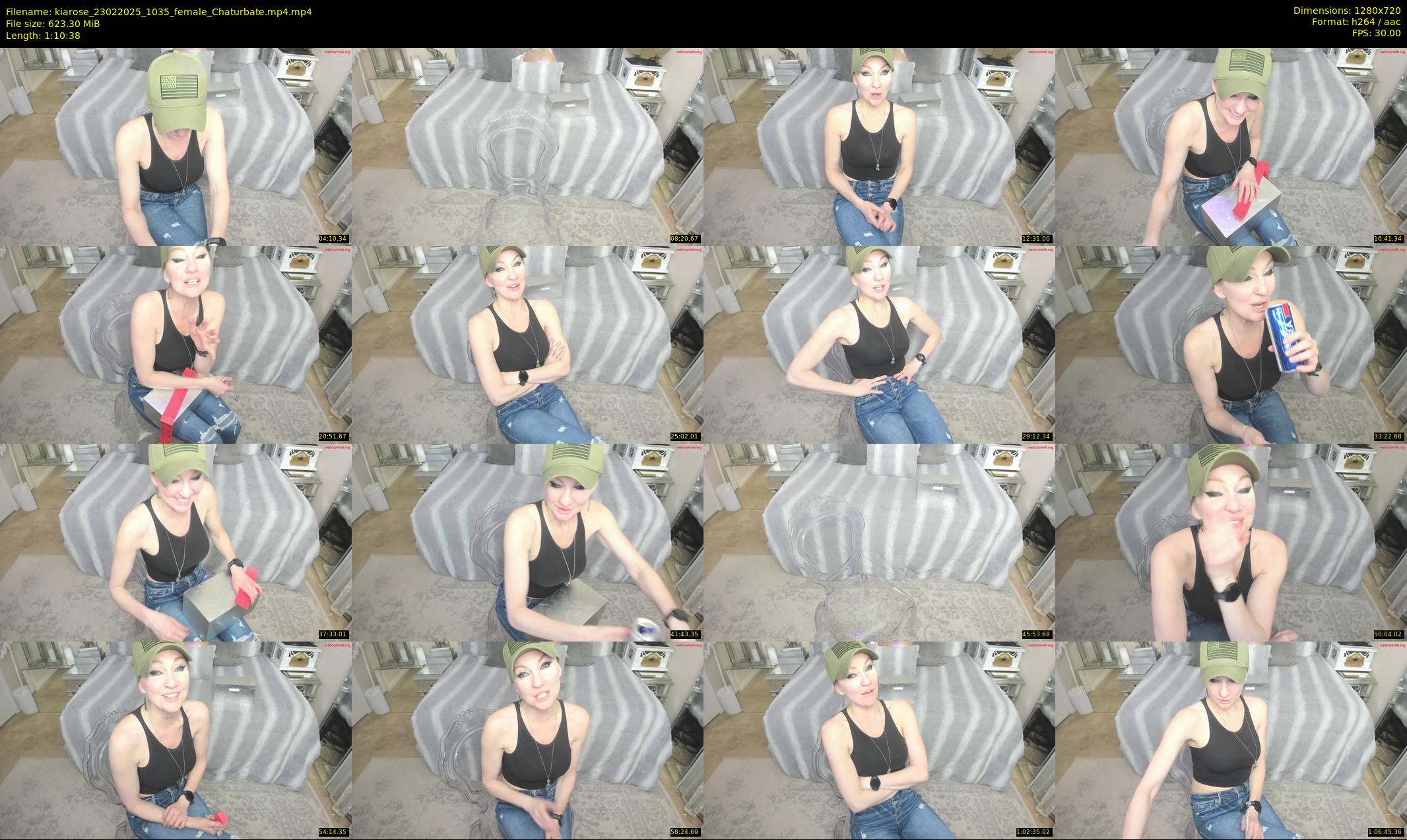 kiarose — 71 minute Chaturbate female cam show recording, 720p, Feb 23, 2025