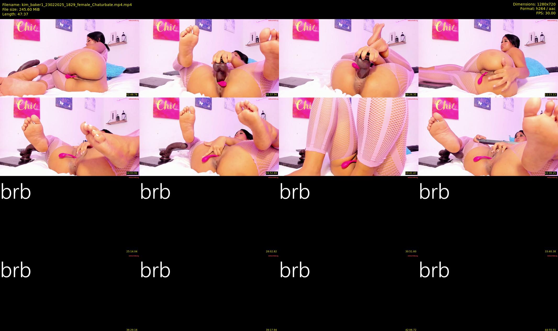 kim_baker1 — 48 minute Chaturbate female cam show recording, 720p, Feb 23, 2025