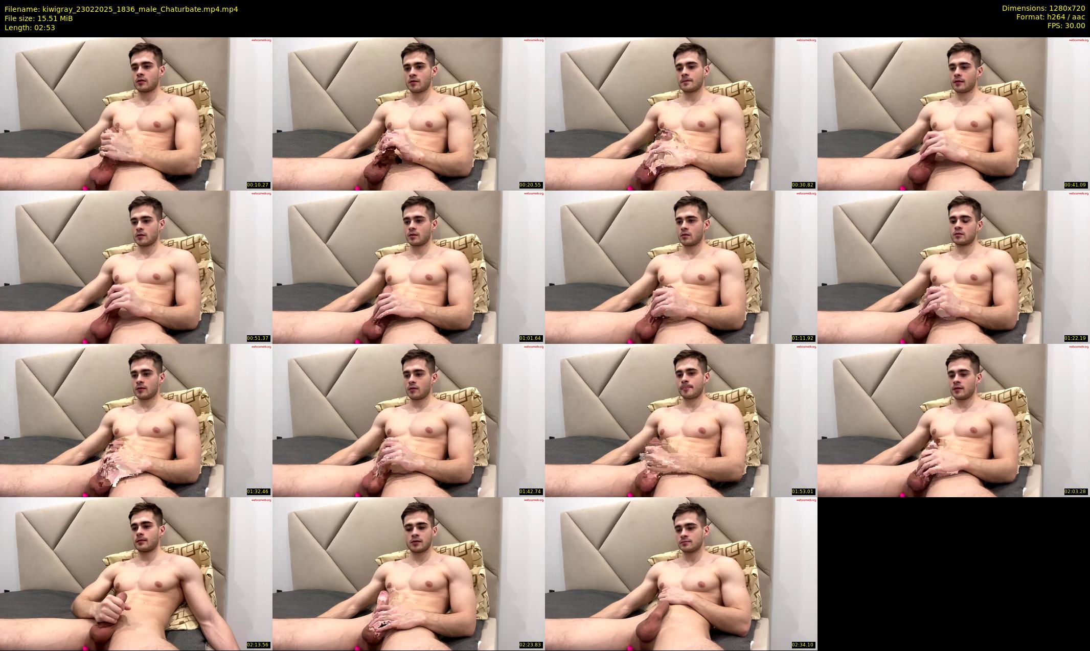kiwigray — 3 minute Chaturbate male cam show recording, 720p, Feb 23, 2025