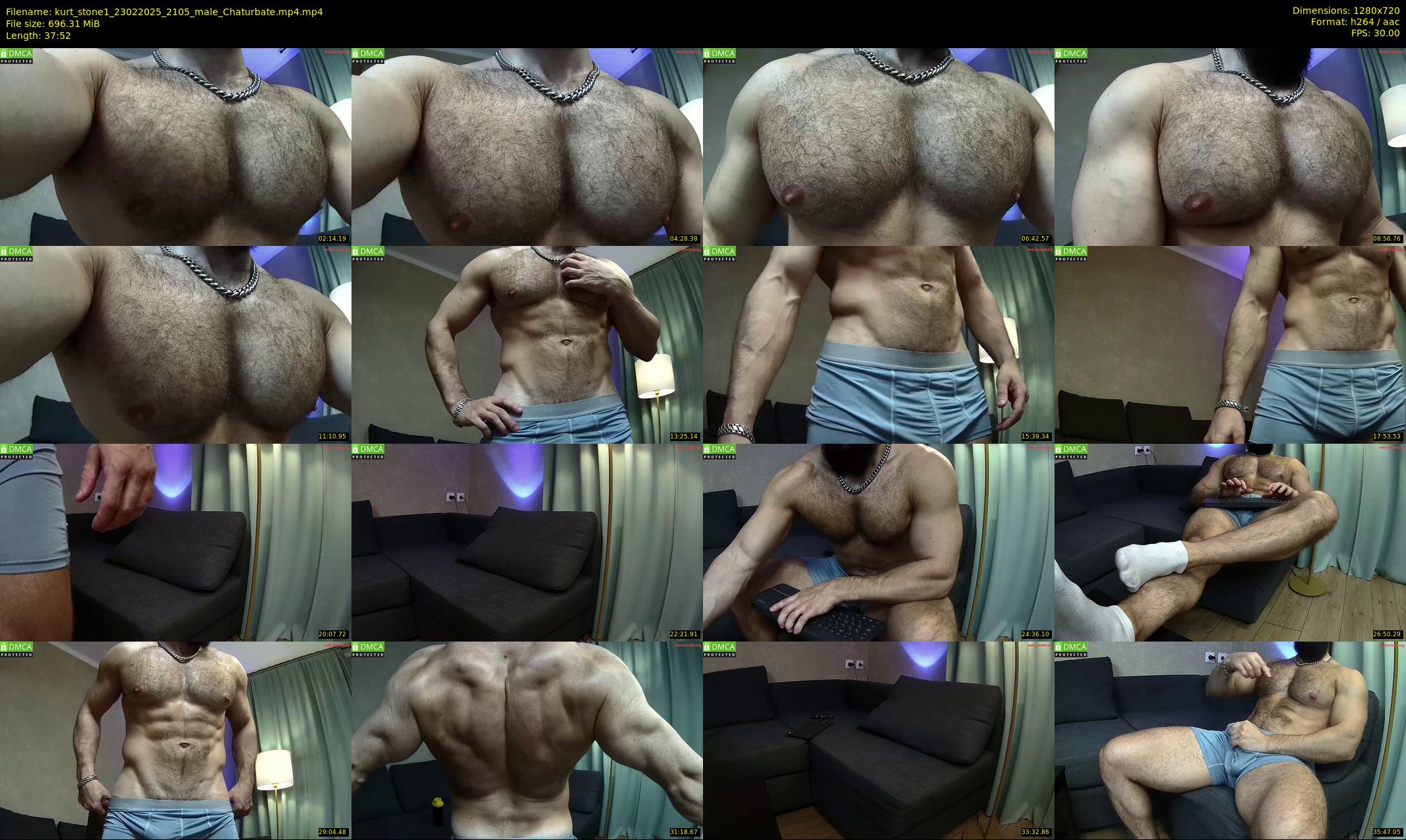 kurt_stone1 — 38 minute Chaturbate male cam show recording, 720p, Feb 23, 2025