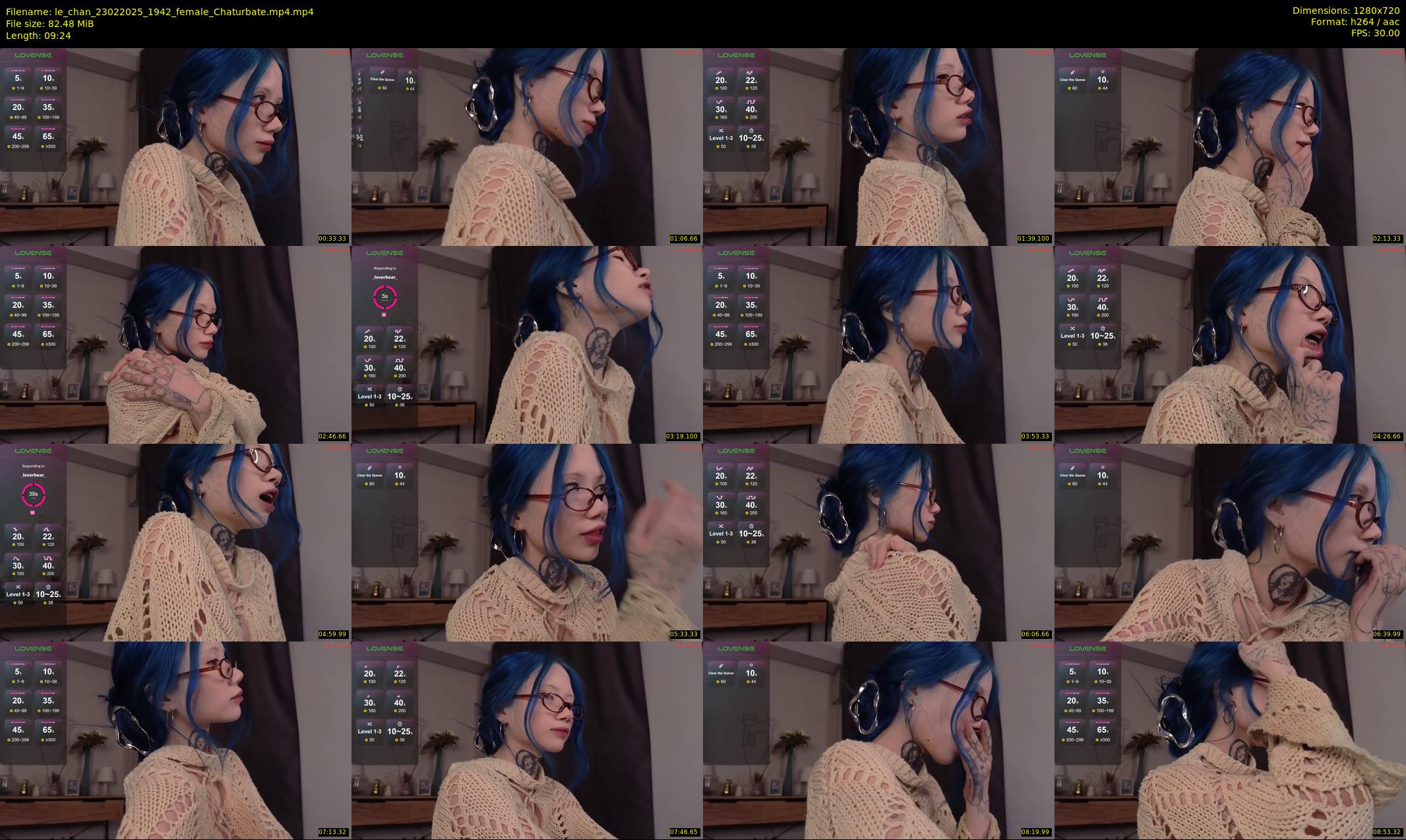 le_chan — 10 minute Chaturbate female cam show recording, 720p, Feb 23, 2025