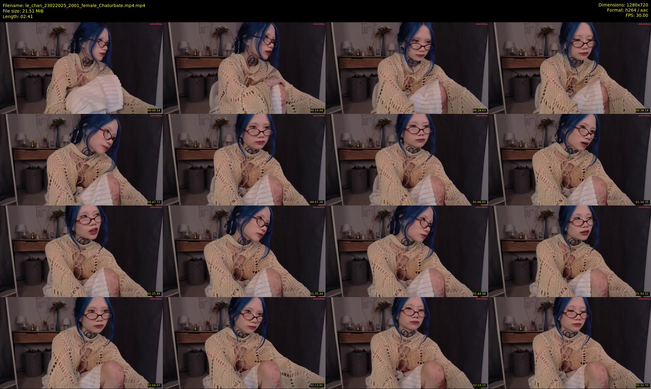 le_chan — 3 minute Chaturbate female cam show recording, 720p, Feb 23, 2025