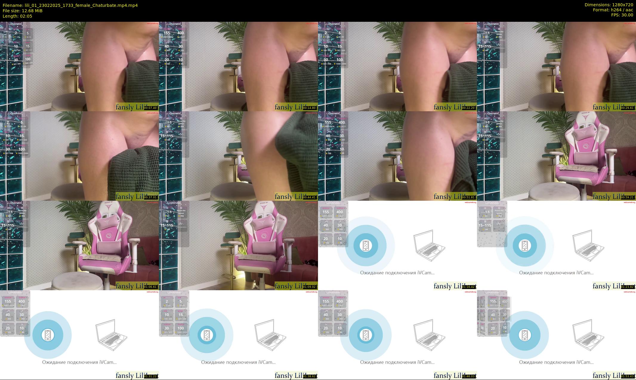 lili_01 — 3 minute Chaturbate female cam show recording, 720p, Feb 23, 2025