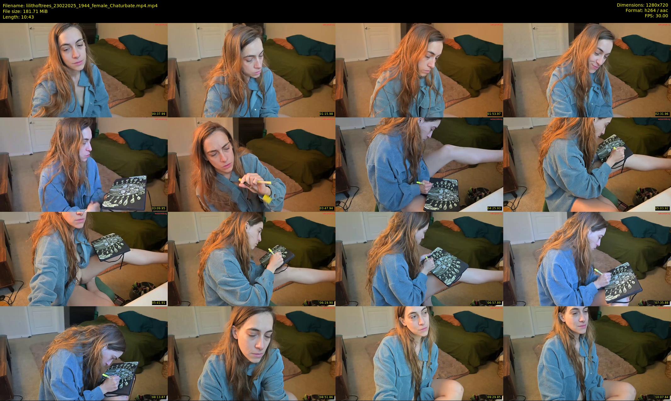 lilithoftrees — 11 minute Chaturbate female cam show recording, 720p, Feb 23, 2025