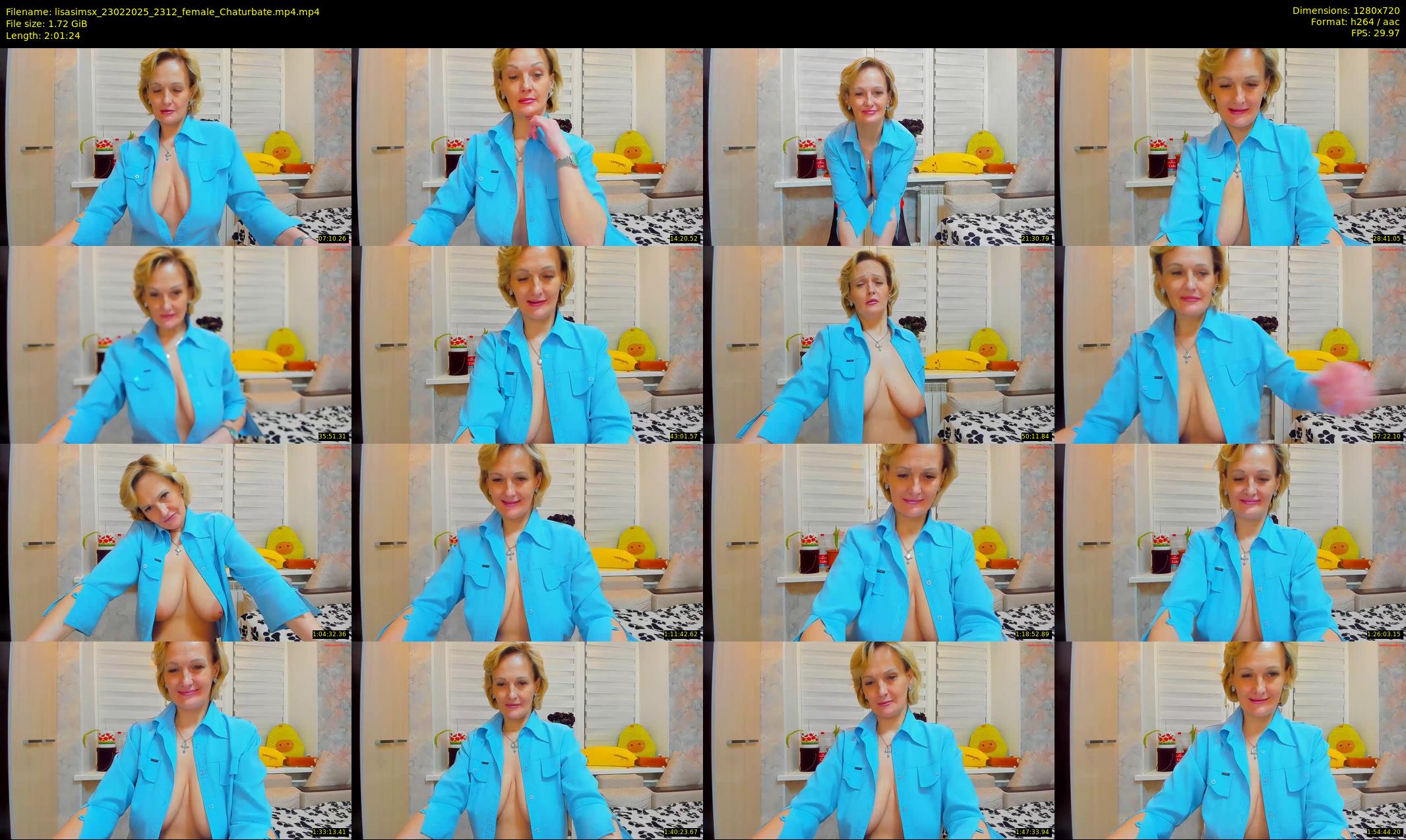 lisasimsx — 122 minute Chaturbate female cam show recording, 720p, Feb 23, 2025