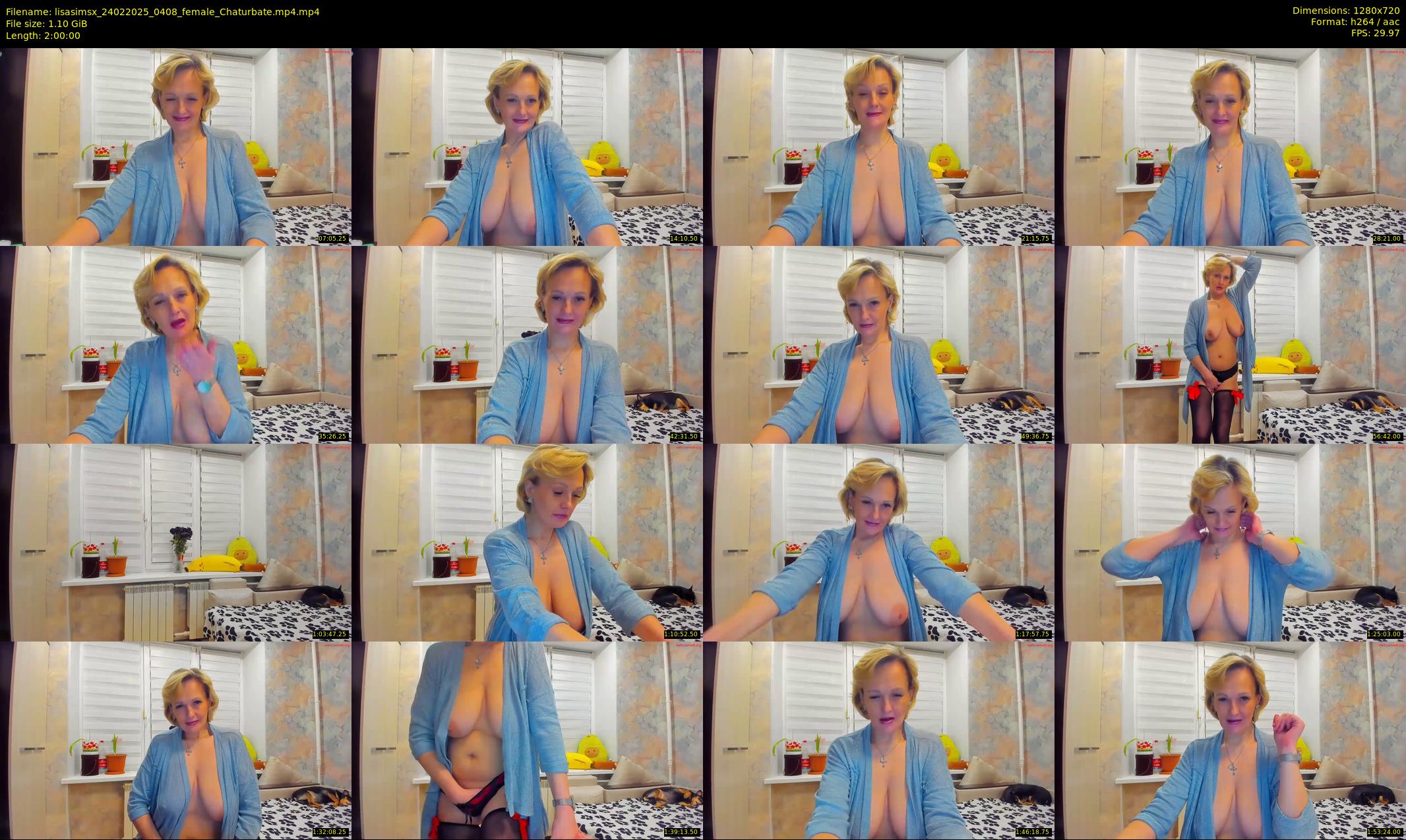lisasimsx — 120 minute Chaturbate female cam show recording, 720p, Feb 24, 2025