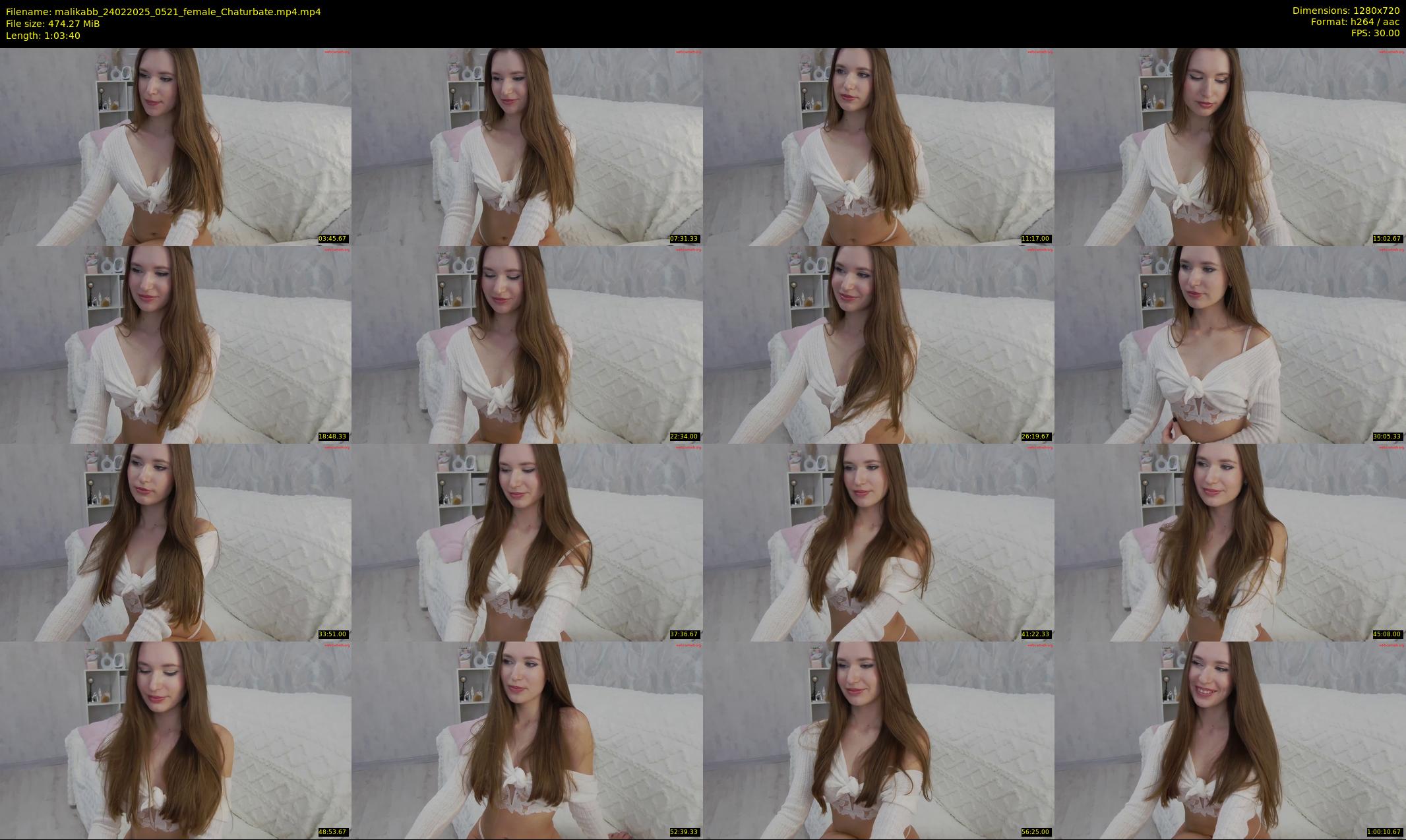 malikabb — 64 minute Chaturbate female cam show recording, 720p, Feb 24, 2025