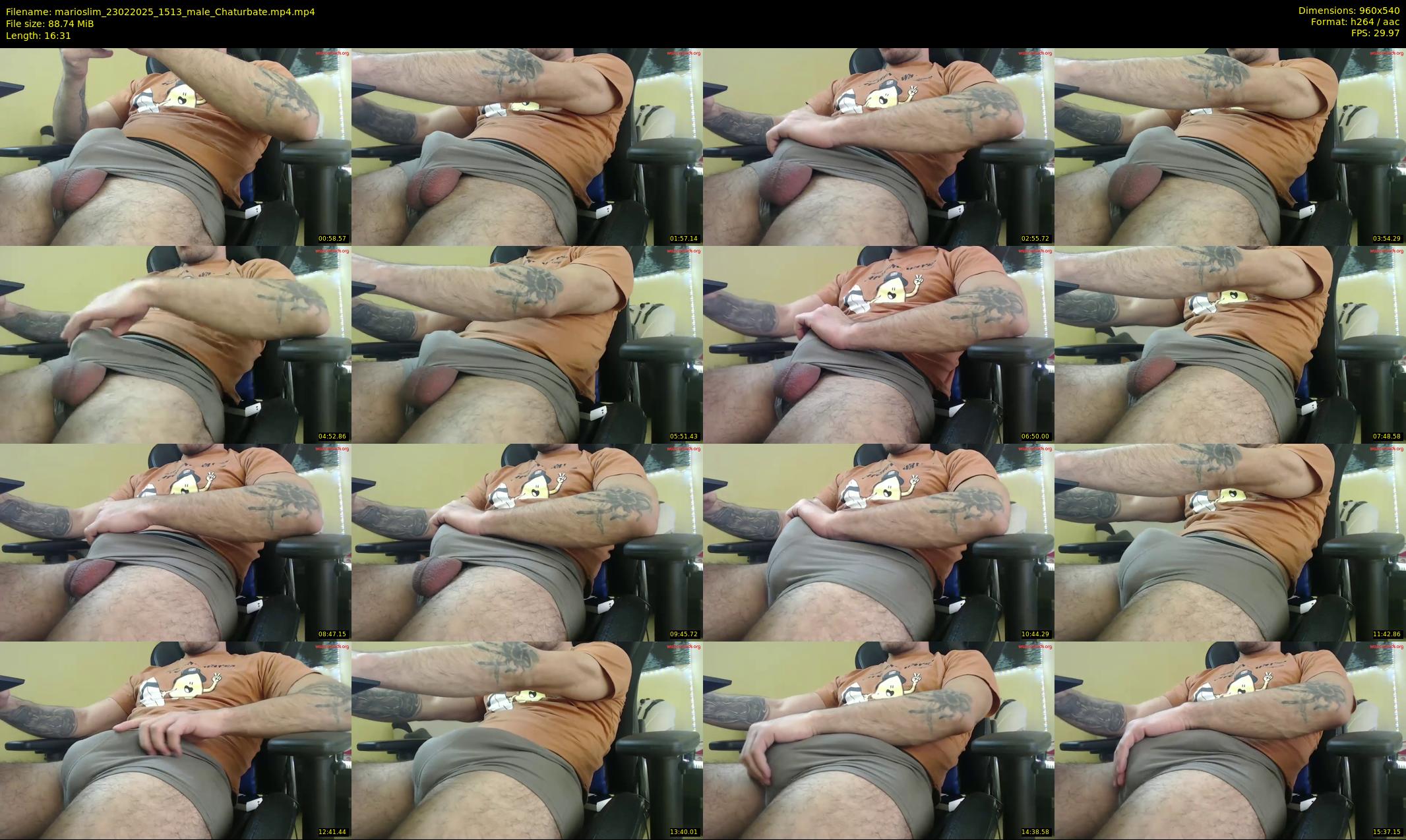 marioslim — 17 minute Chaturbate male cam show recording, 480p, Feb 23, 2025