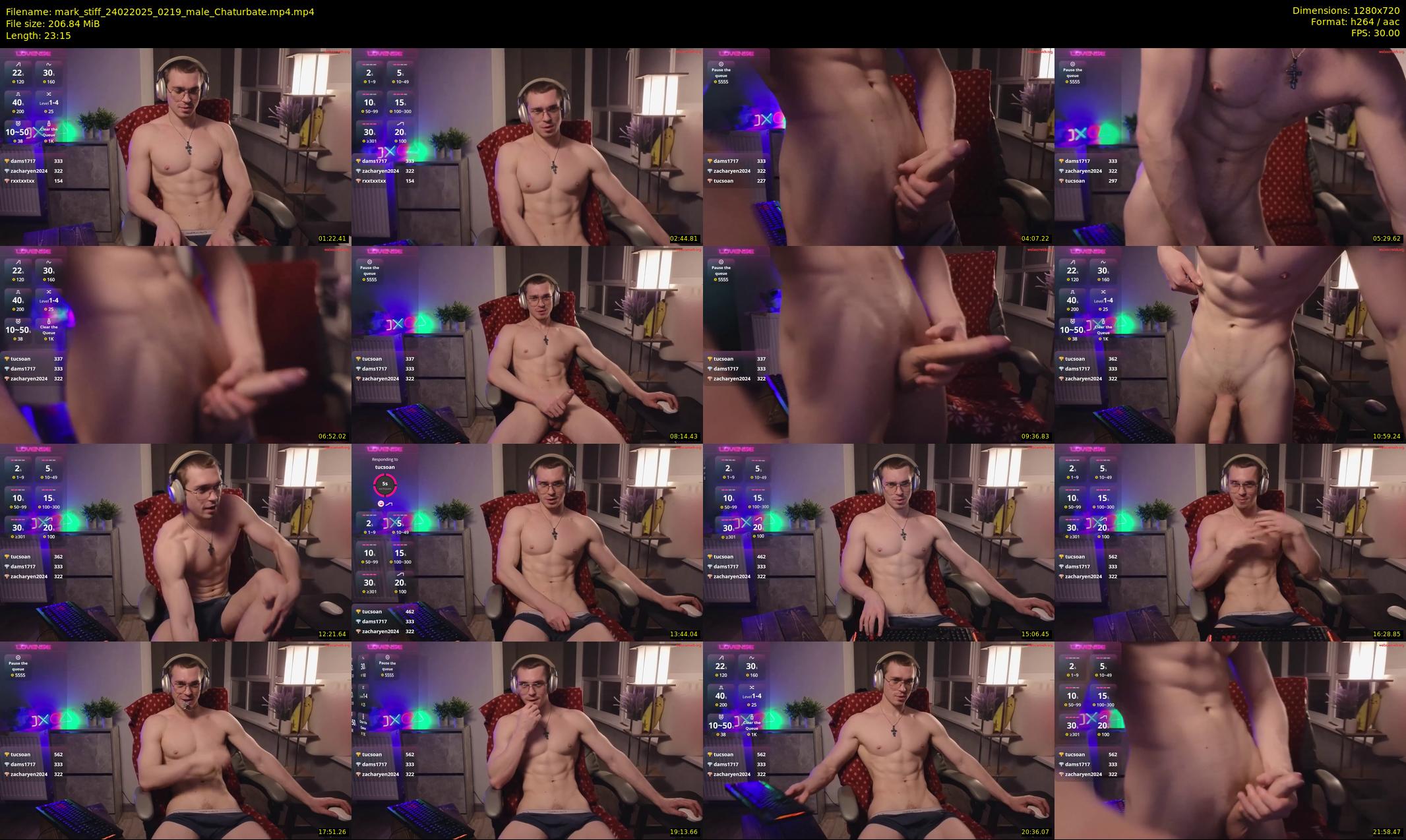 mark_stiff — 24 minute Chaturbate male cam show recording, 720p, Feb 24, 2025