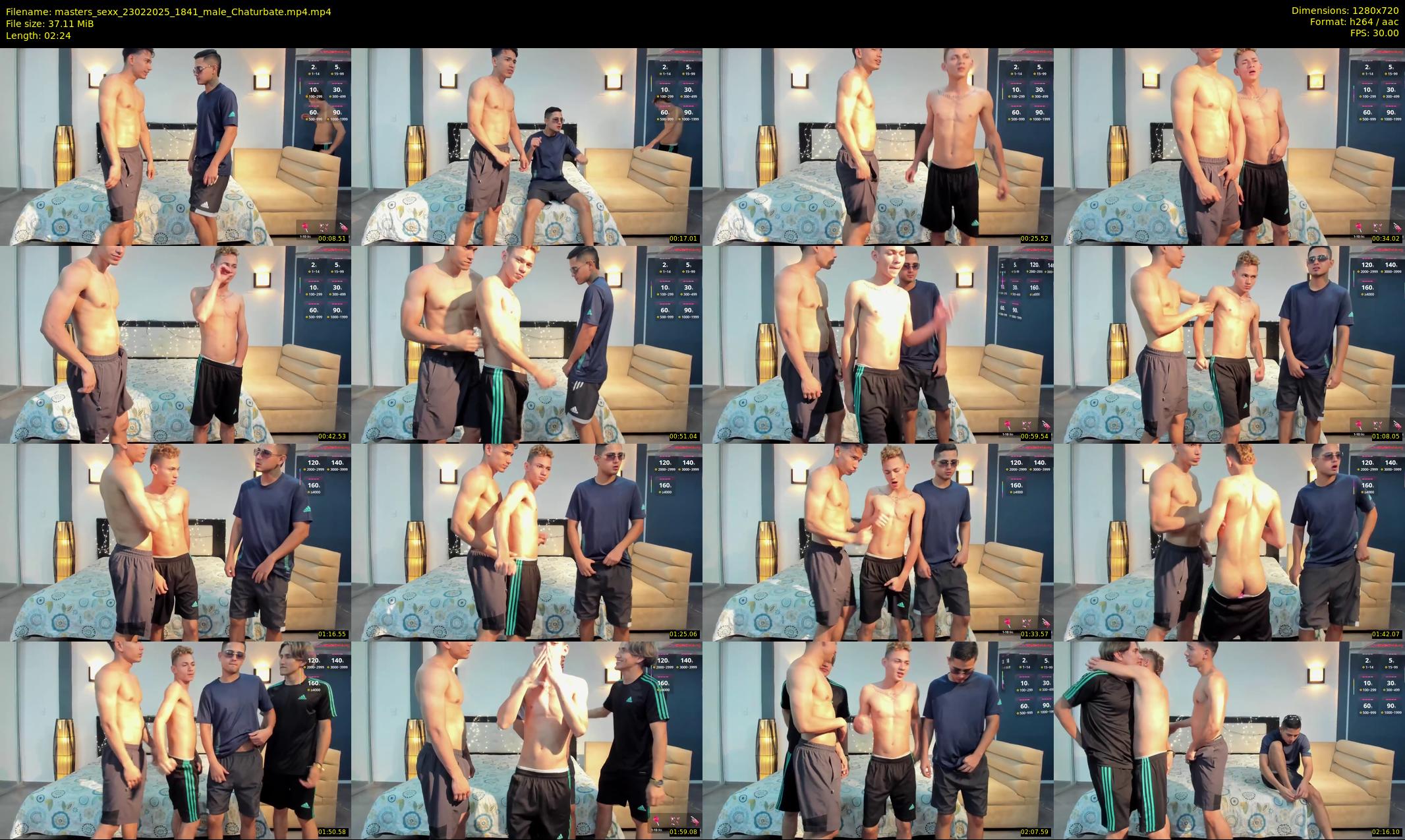 masters_sexx — 3 minute Chaturbate male cam show recording, 720p, Feb 23, 2025