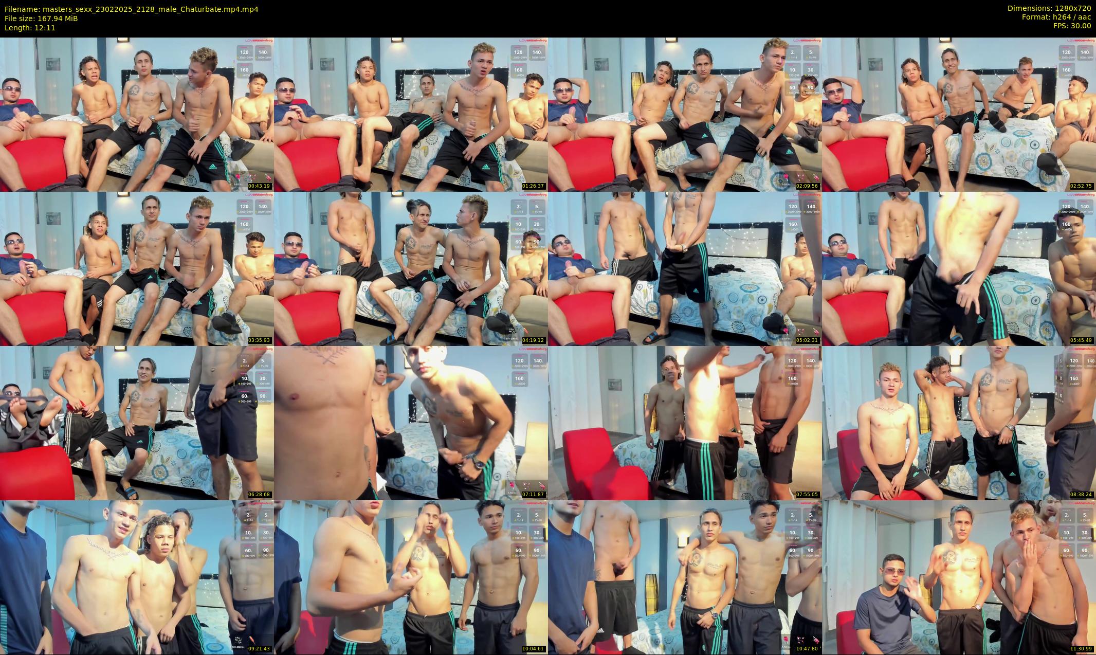 masters_sexx — 13 minute Chaturbate male cam show recording, 720p, Feb 23, 2025