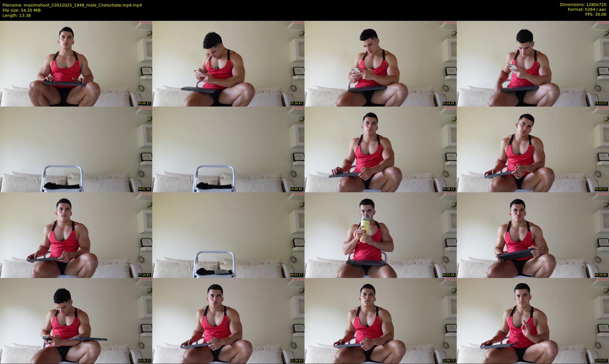 maximohoot — 14 minute Chaturbate male cam show recording, 720p, Feb 23, 2025