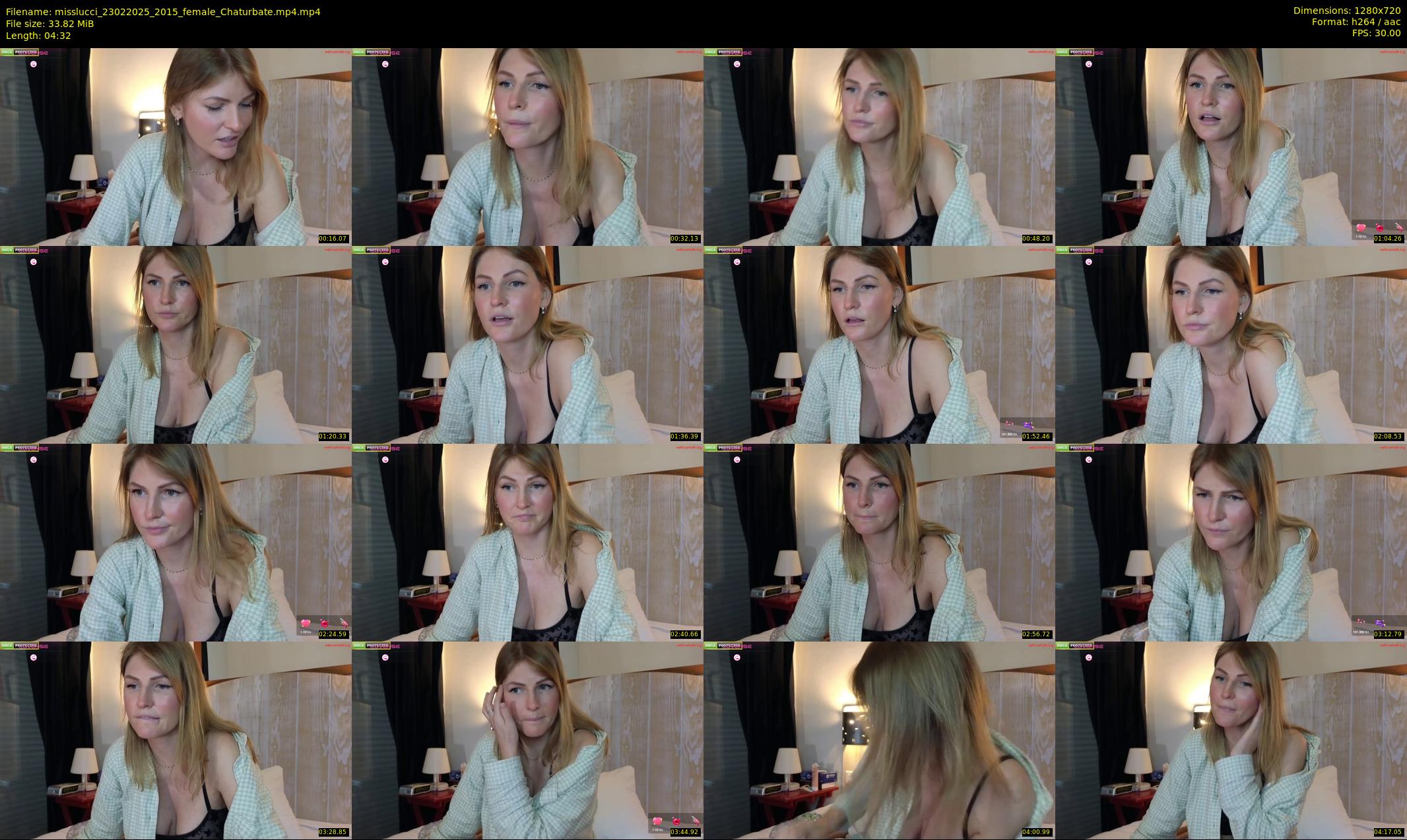 misslucci — 5 minute Chaturbate female cam show recording, 720p, Feb 23, 2025