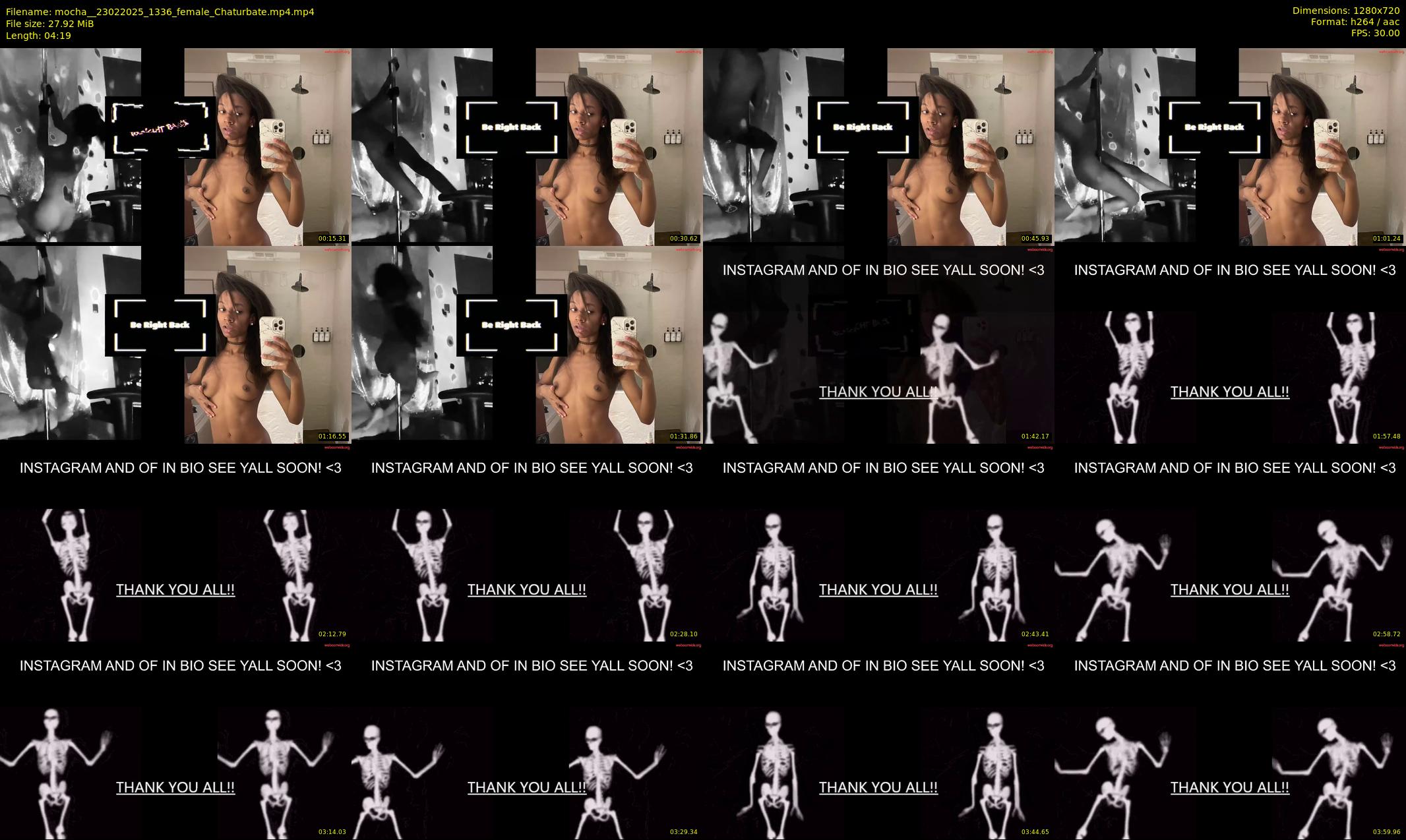 mocha_ — 5 minute Chaturbate female cam show recording, 720p, Feb 23, 2025