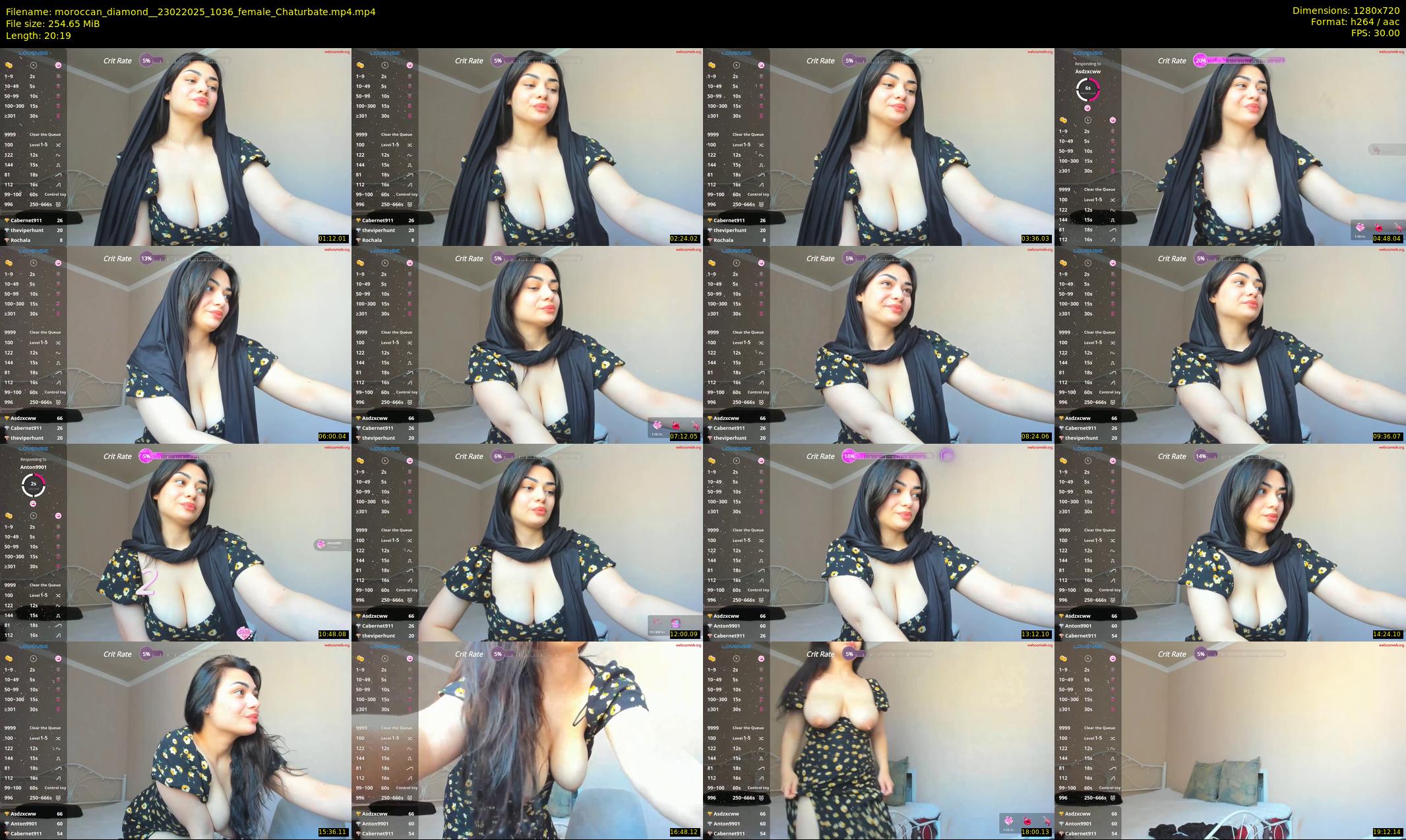 moroccan_diamond_ — 21 minute Chaturbate female cam show recording, 720p, Feb 23, 2025