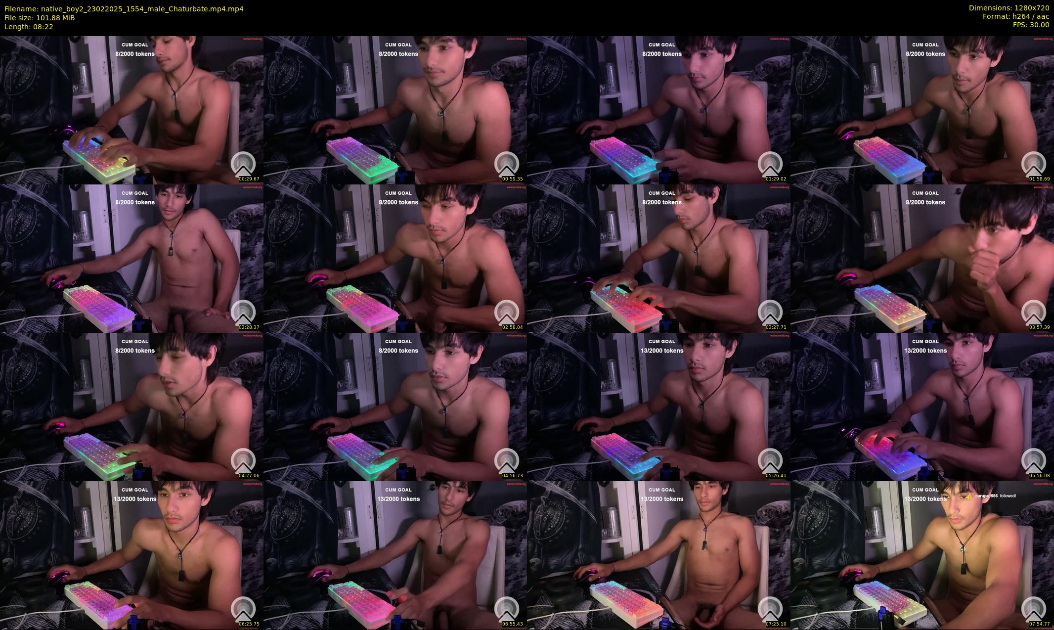 native_boy2 — 9 minute Chaturbate male cam show recording, 720p, Feb 23, 2025