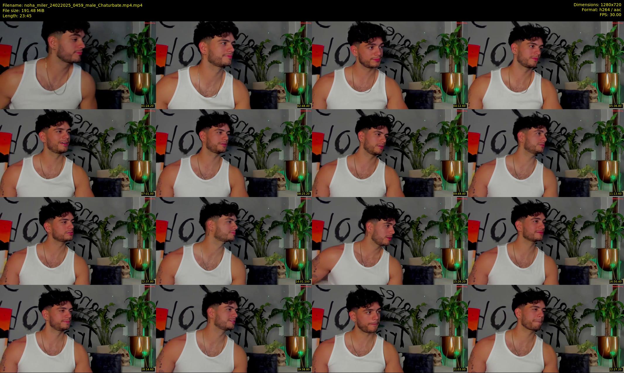 noha_miler — 24 minute Chaturbate male cam show recording, 720p, Feb 24, 2025