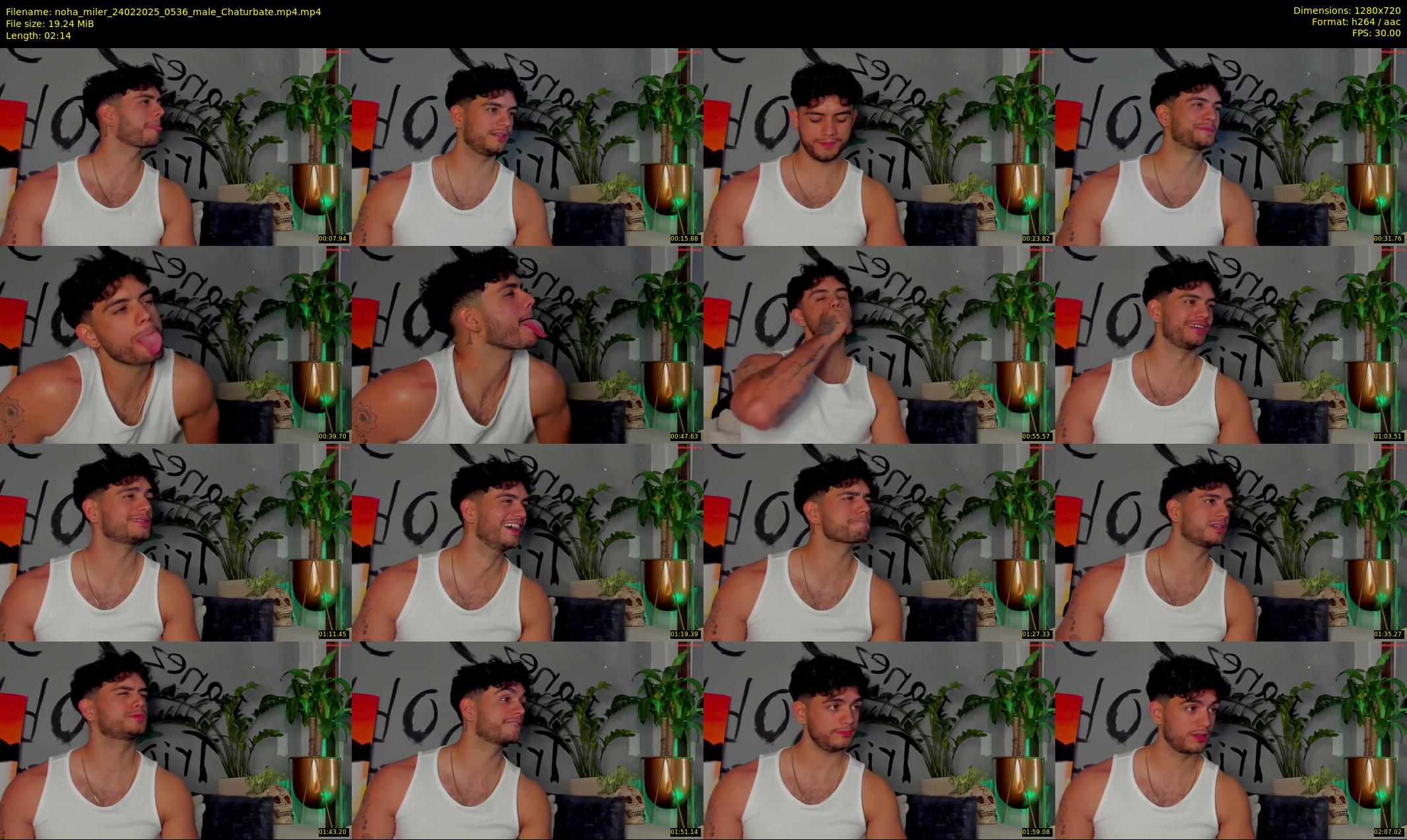 noha_miler — 3 minute Chaturbate male cam show recording, 720p, Feb 24, 2025
