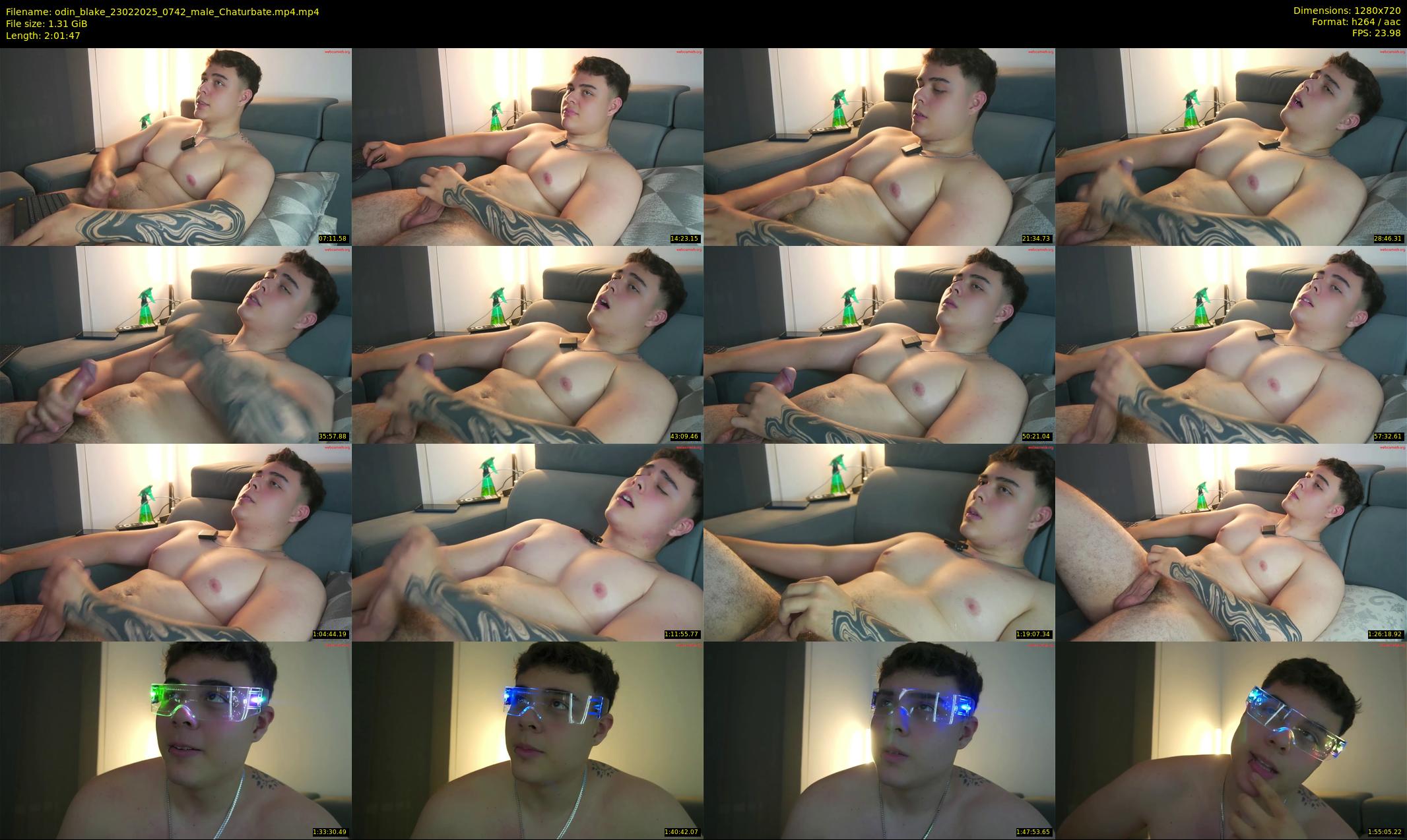 odin_blake — 122 minute Chaturbate male cam show recording, 720p, Feb 23, 2025