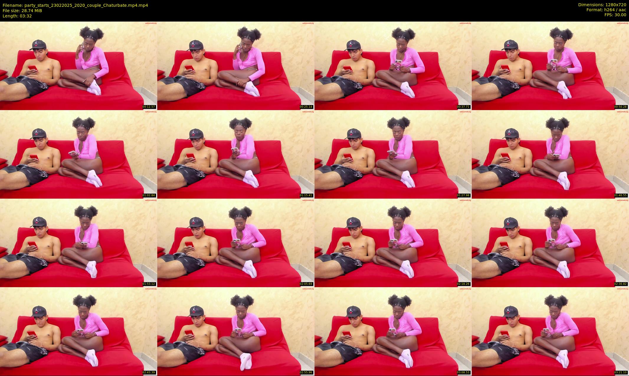 party_starts — 4 minute Chaturbate couple cam show recording, 720p, Feb 23, 2025