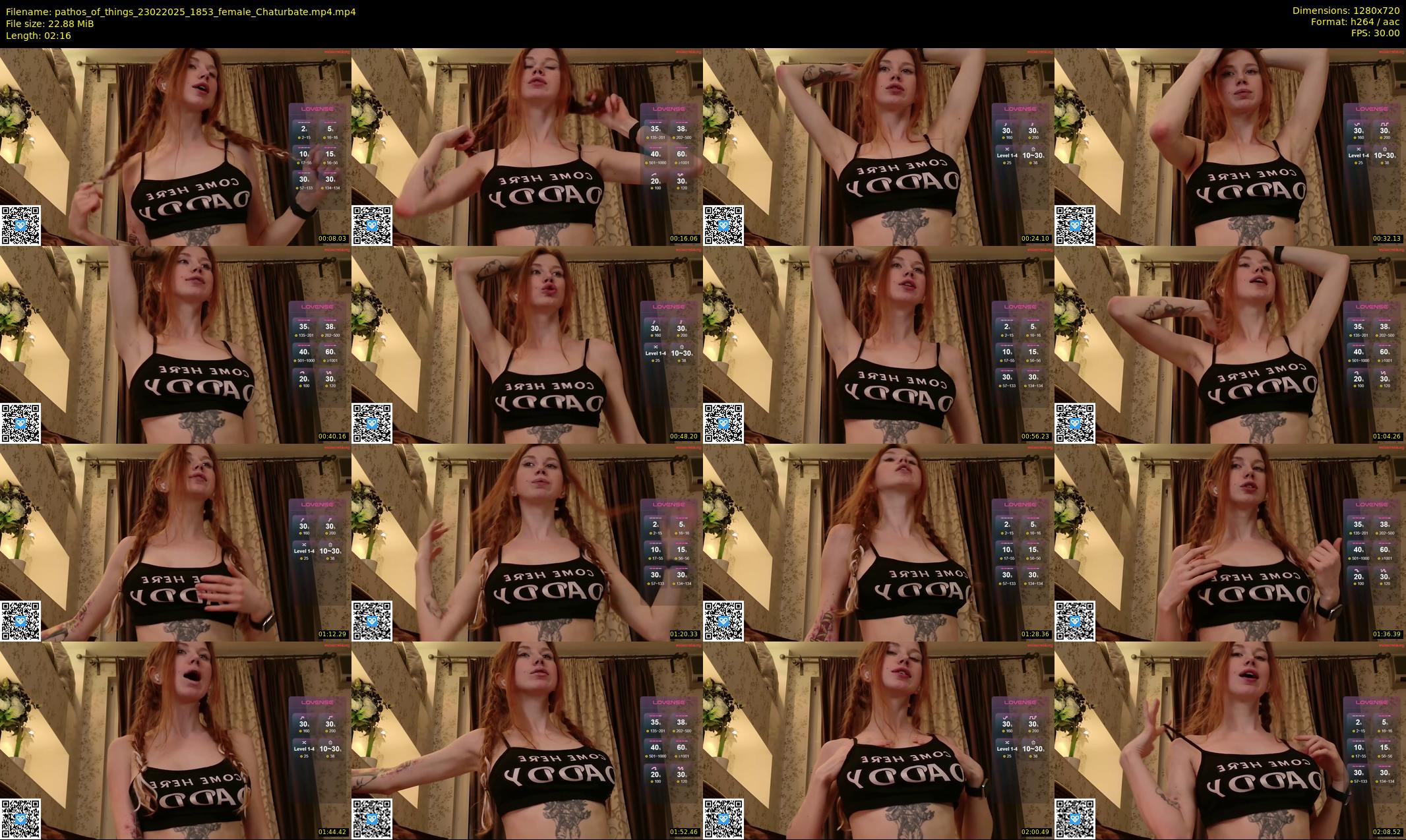 pathos_of_things — 3 minute Chaturbate female cam show recording, 720p, Feb 23, 2025