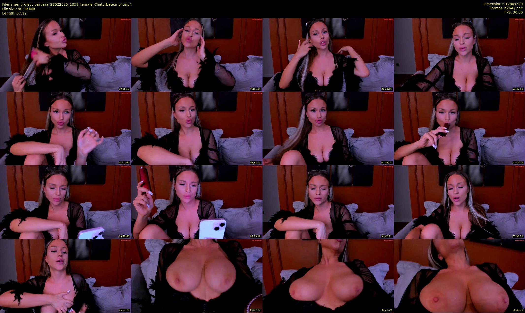 project_barbara — 8 minute Chaturbate female cam show recording, 720p, Feb 23, 2025