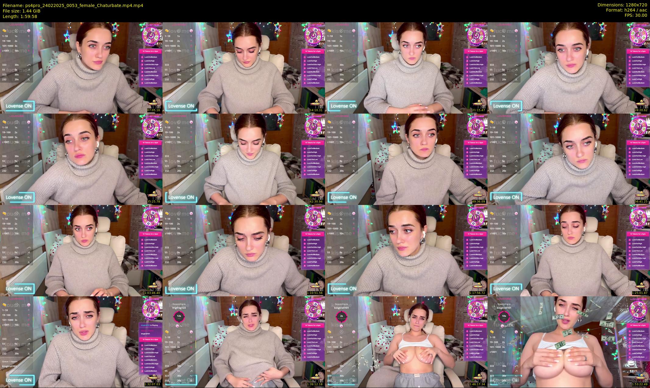 ps4pro — 120 minute Chaturbate female cam show recording, 720p, Feb 24, 2025