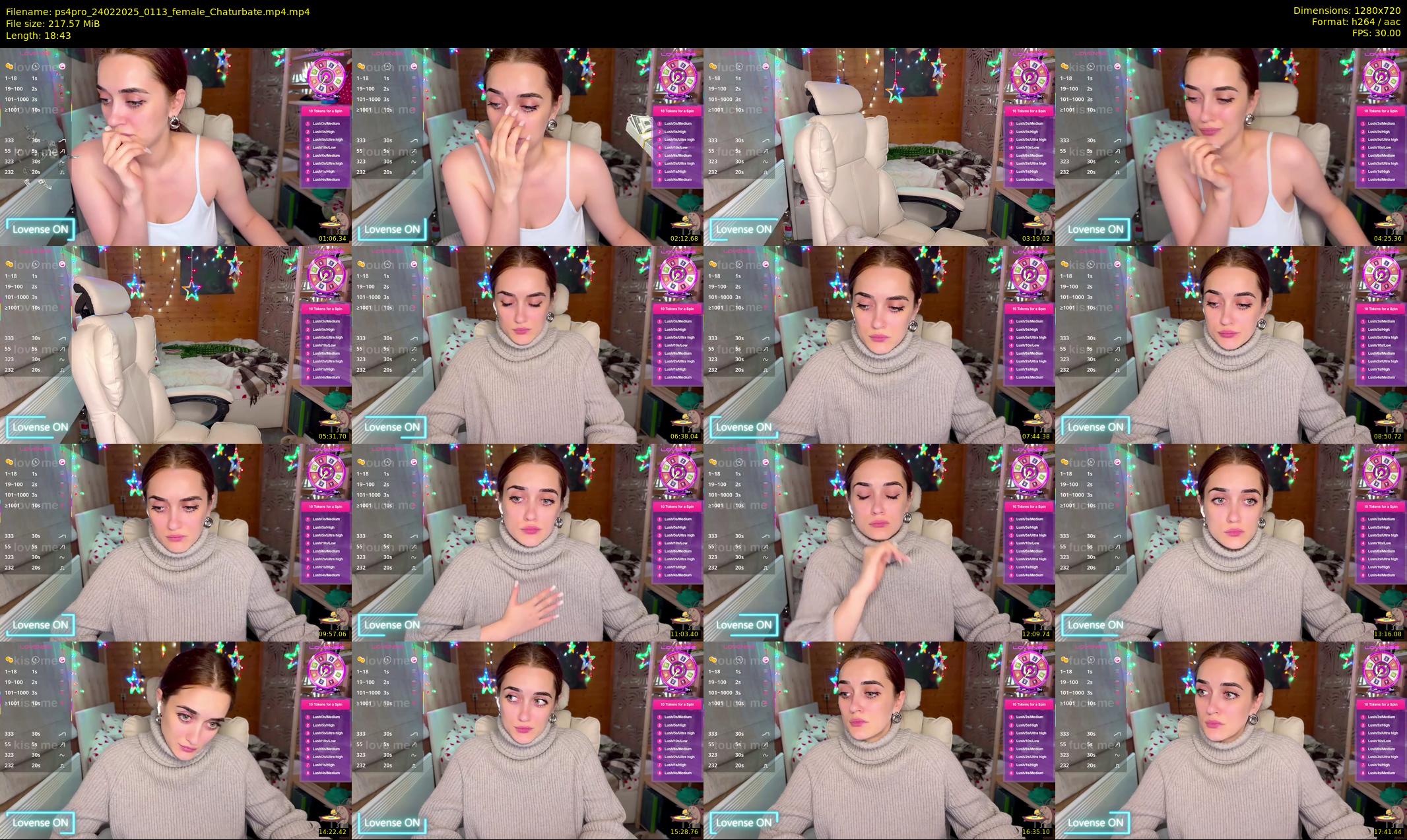 ps4pro — 19 minute Chaturbate female cam show recording, 720p, Feb 24, 2025