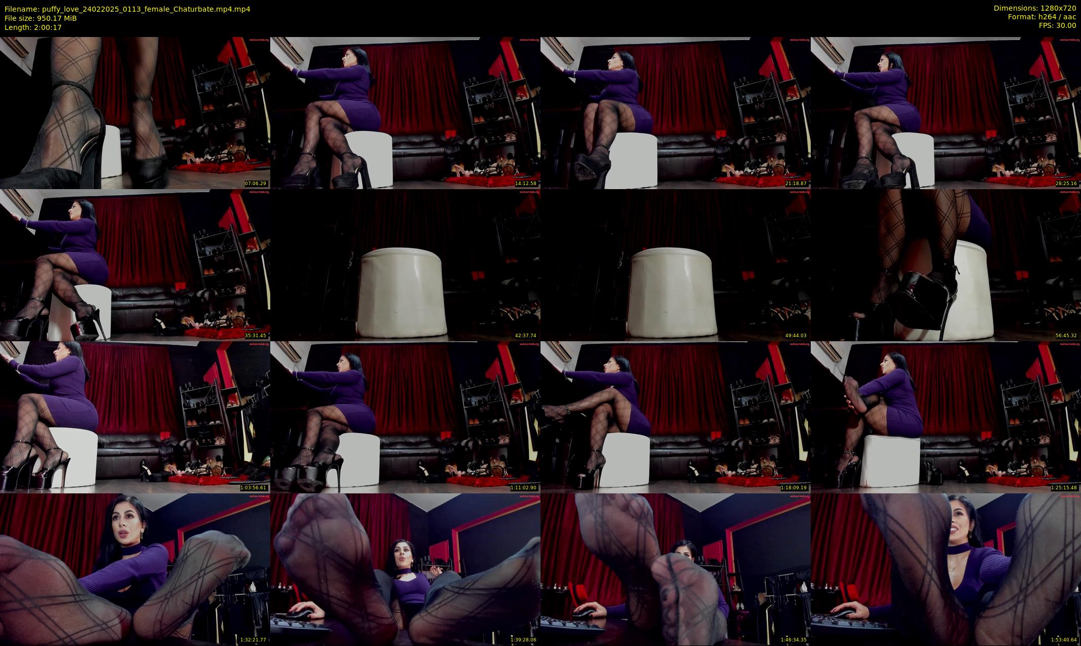 puffy_love — 121 minute Chaturbate female cam show recording, 720p, Feb 24, 2025